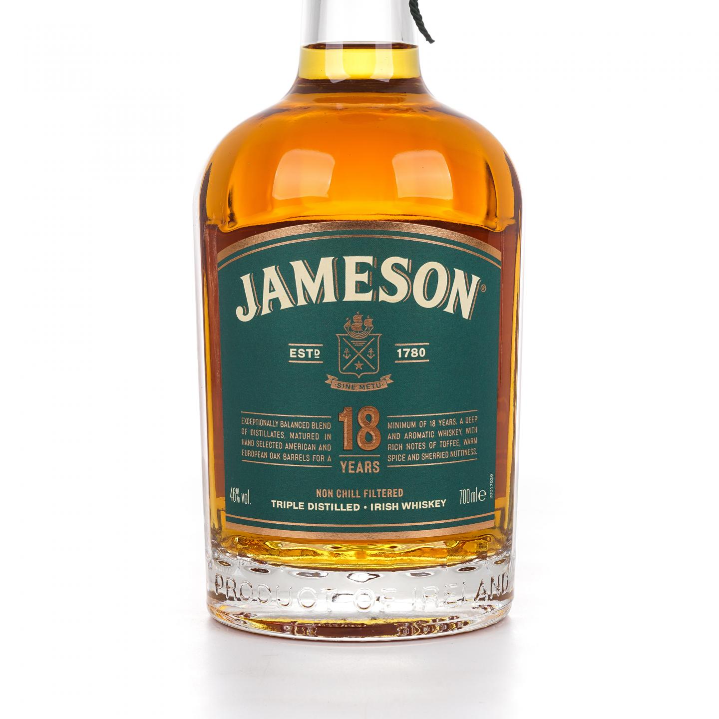 Jameson 尊美醇 18年 2022 爱尔兰威士忌 调和