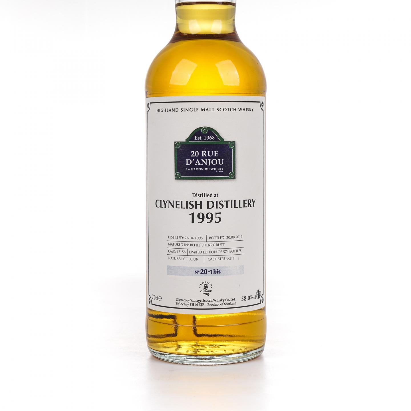 Clynelish 克里尼利基 1995-2019 雪莉单桶#2158 SV