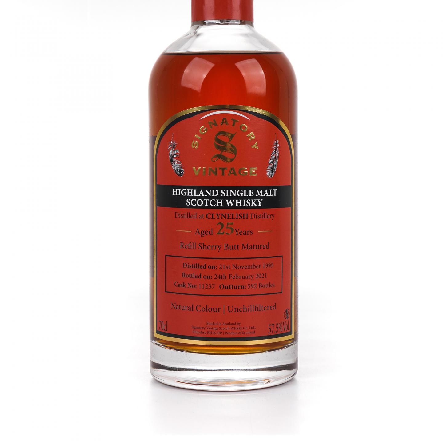 Clynelish 克里尼利基 25年 1995-2021 雪莉桶#11237 SV 行货