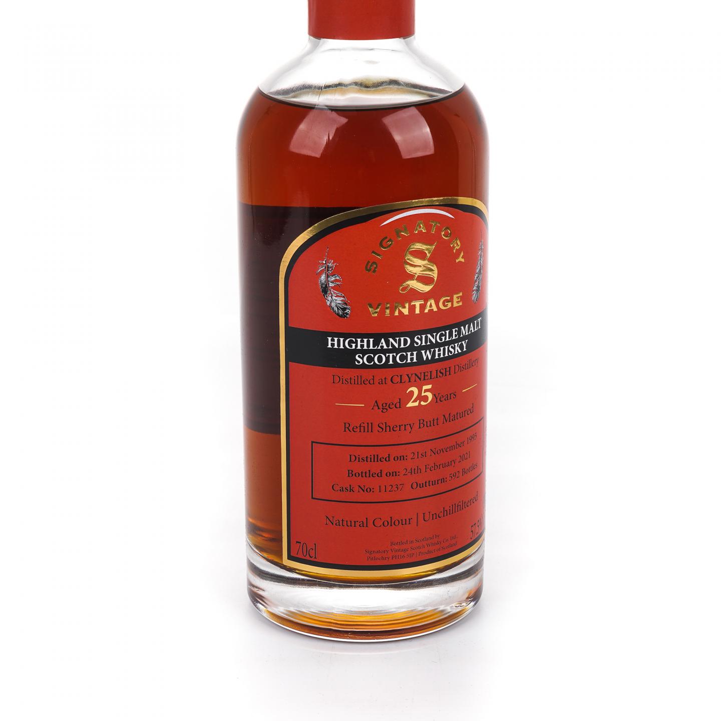 Clynelish 克里尼利基 25年 1995-2021 雪莉桶#11237 SV 行货