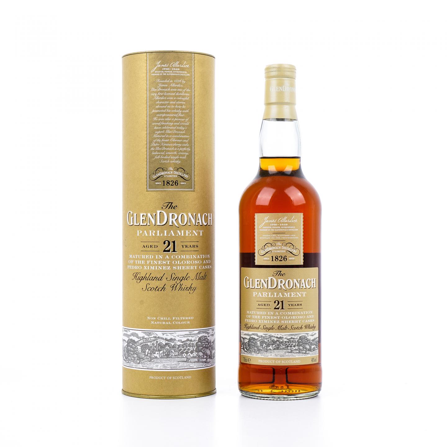 Glendronach 格兰多纳 21年 Parliament 700ML