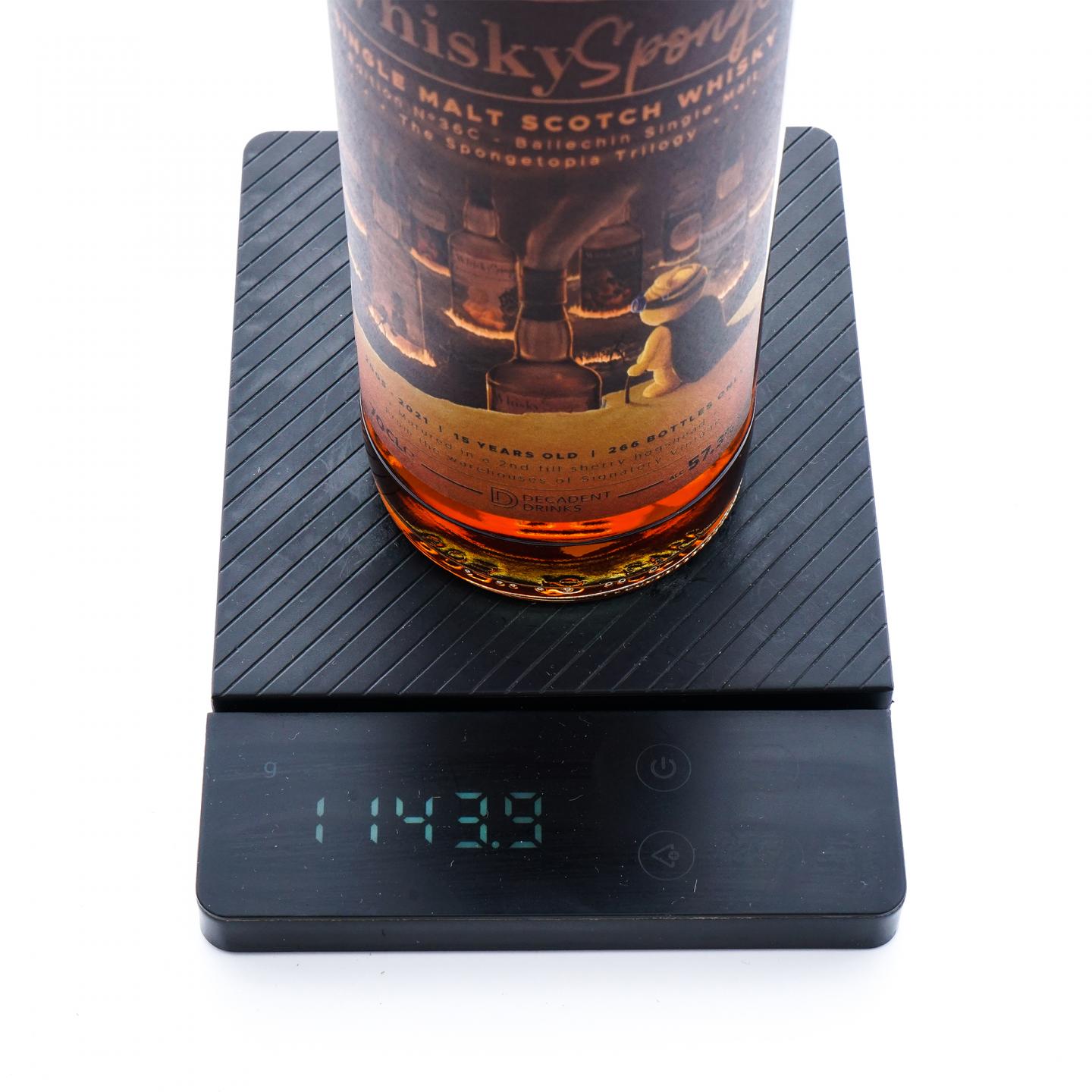 Ballechin 15年 2005-2021 雪莉桶 威士忌海绵