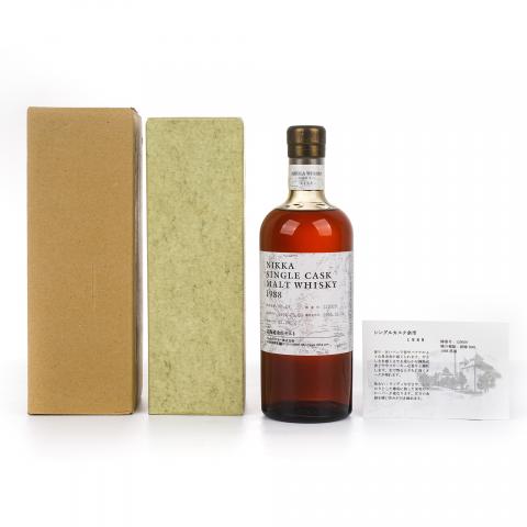 北海道余市 1988-2005 单桶 樽番号#120929 750ml