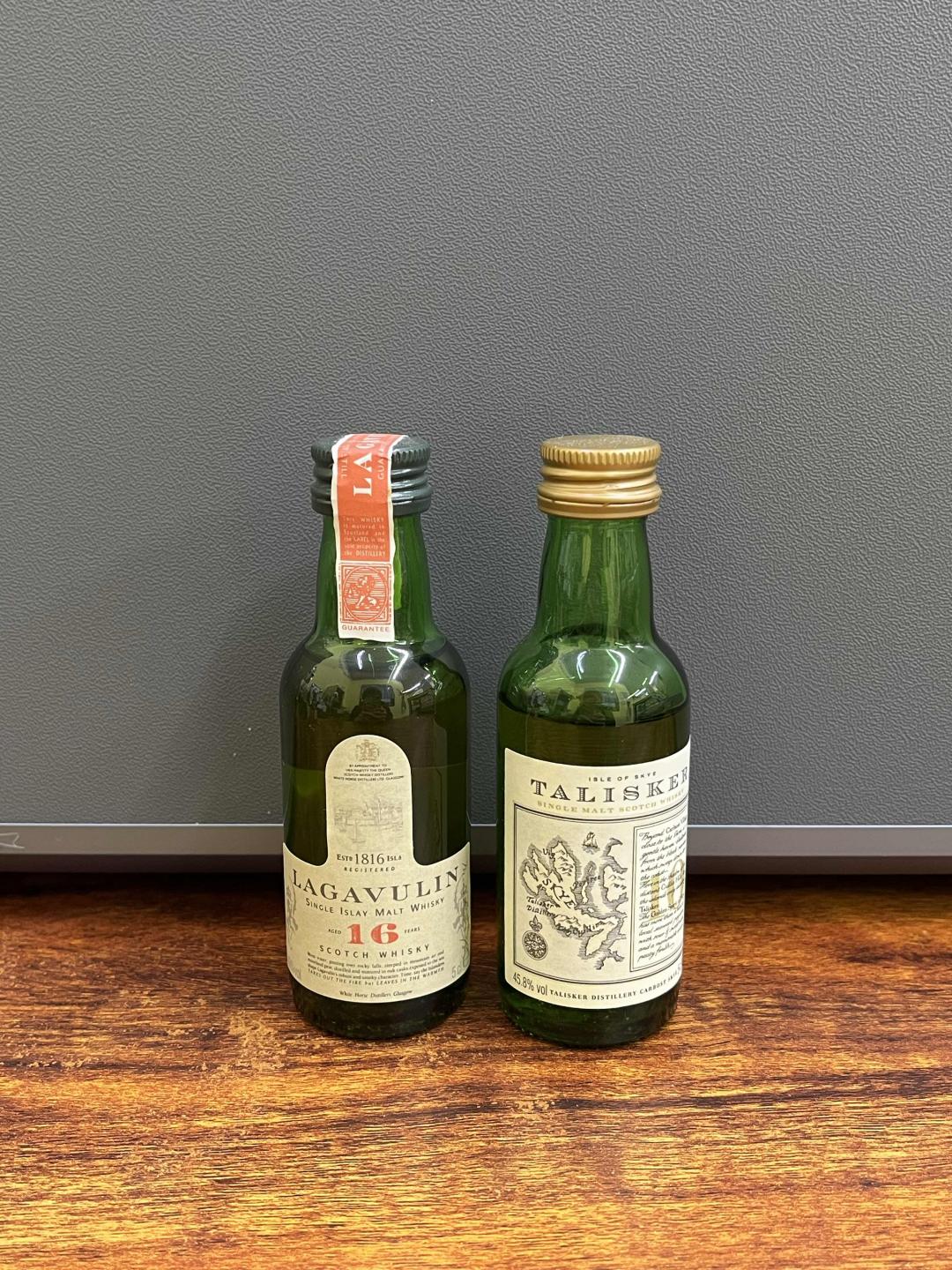 90年代 乐佳维林16年.泰斯卡10 小酒版