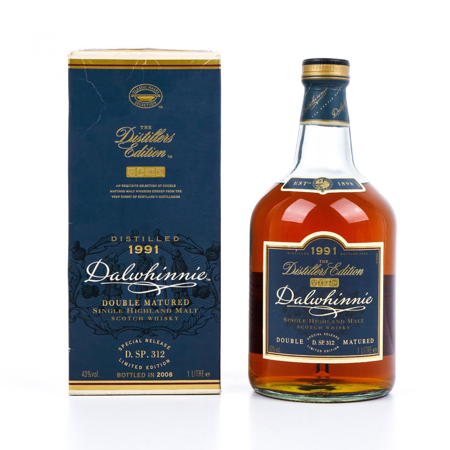 Dalwhinnie 达尔维尼 1991-2008 DE 1升装