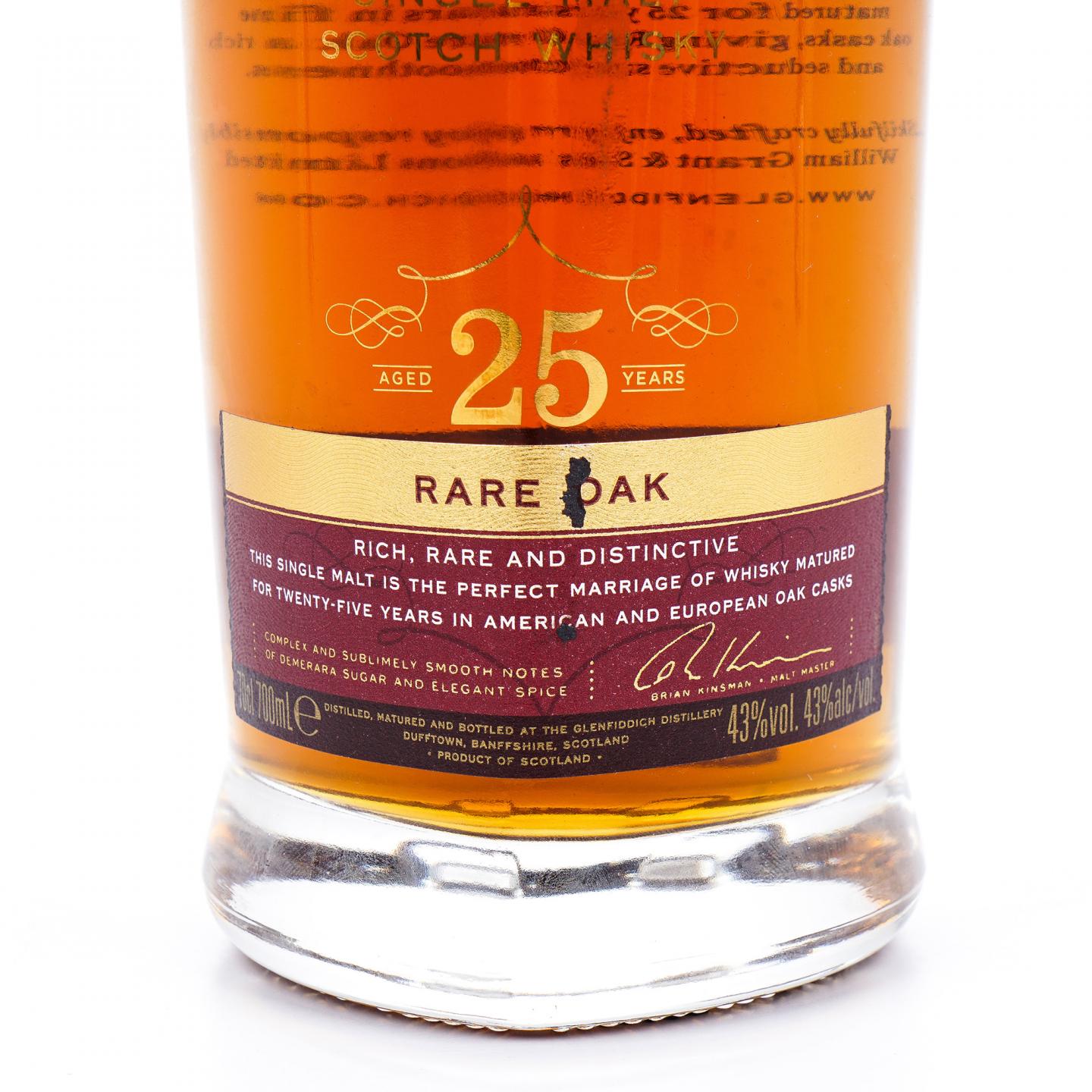 Glenfiddich 格兰菲迪 25年 Rare Oak