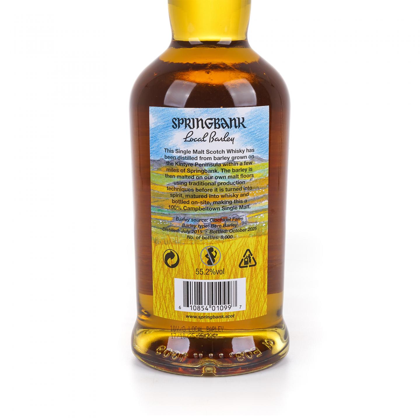 Springbank 云顶 10年 2015-2025 本地大麦