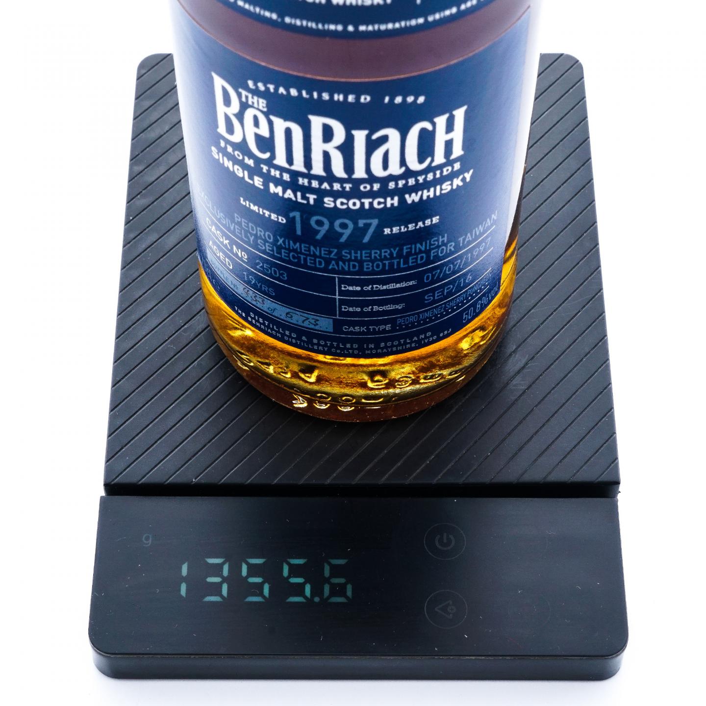 BenRiach 本利亚克 19年 1997-2016 雪莉单桶后熟#2503