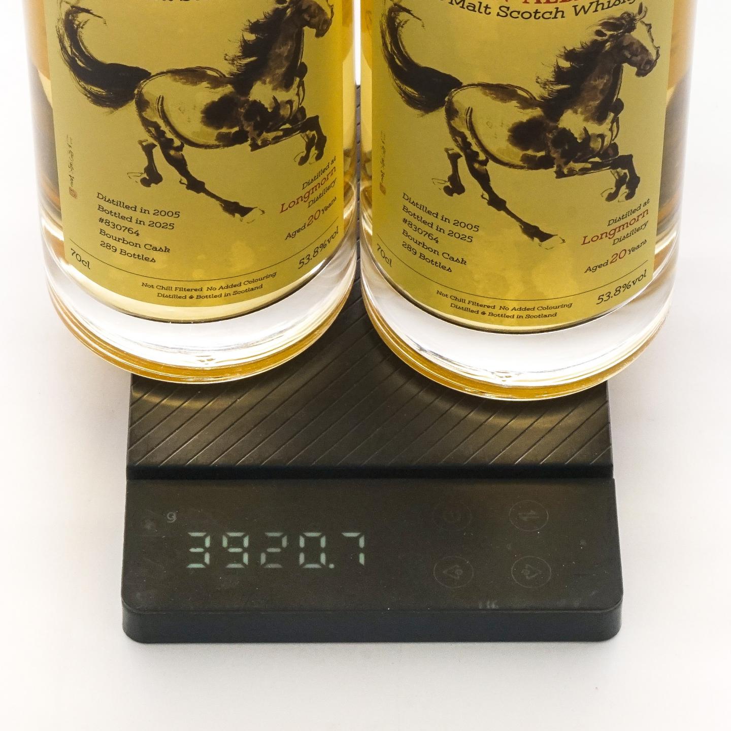 Longmorn 朗摩 20年 2005-2025 「一马当先」 波本桶单桶 2瓶组*700ml