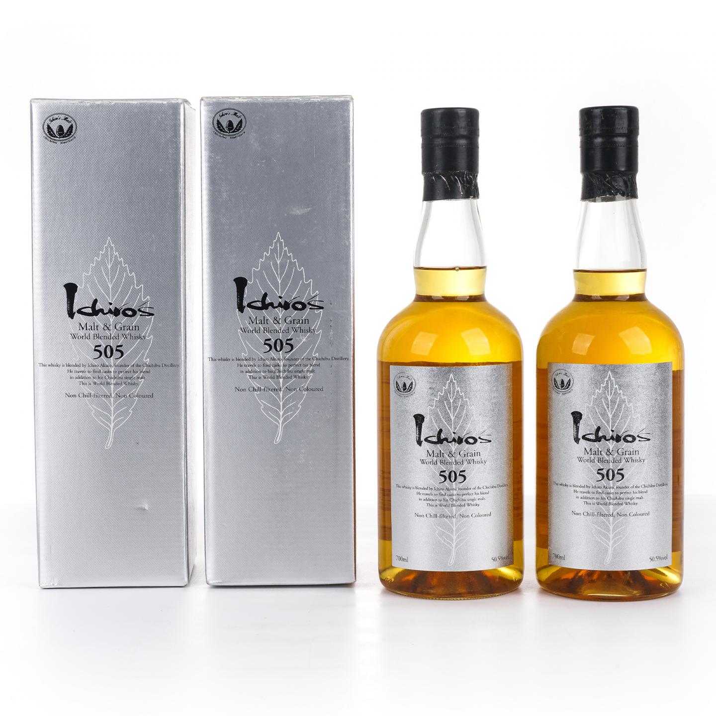 Ichiro’s Malt & Grain 秩父出品 银叶 505 世界调和 2瓶组*700ml