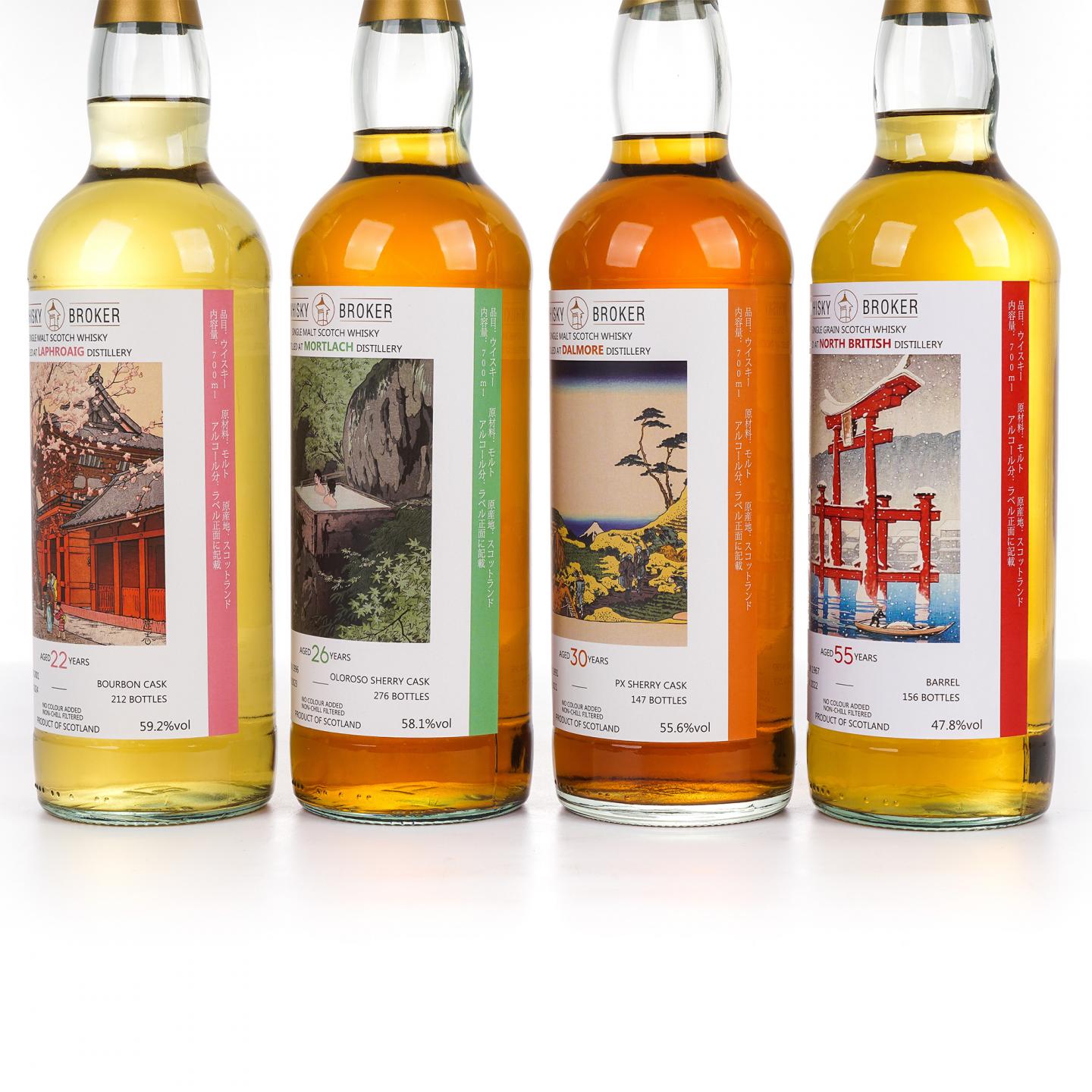 拉弗格2001-2024/慕赫1996-2023/达尔摩1991-2021/北不列颠1967-2022 春夏秋冬 WhB 4瓶组