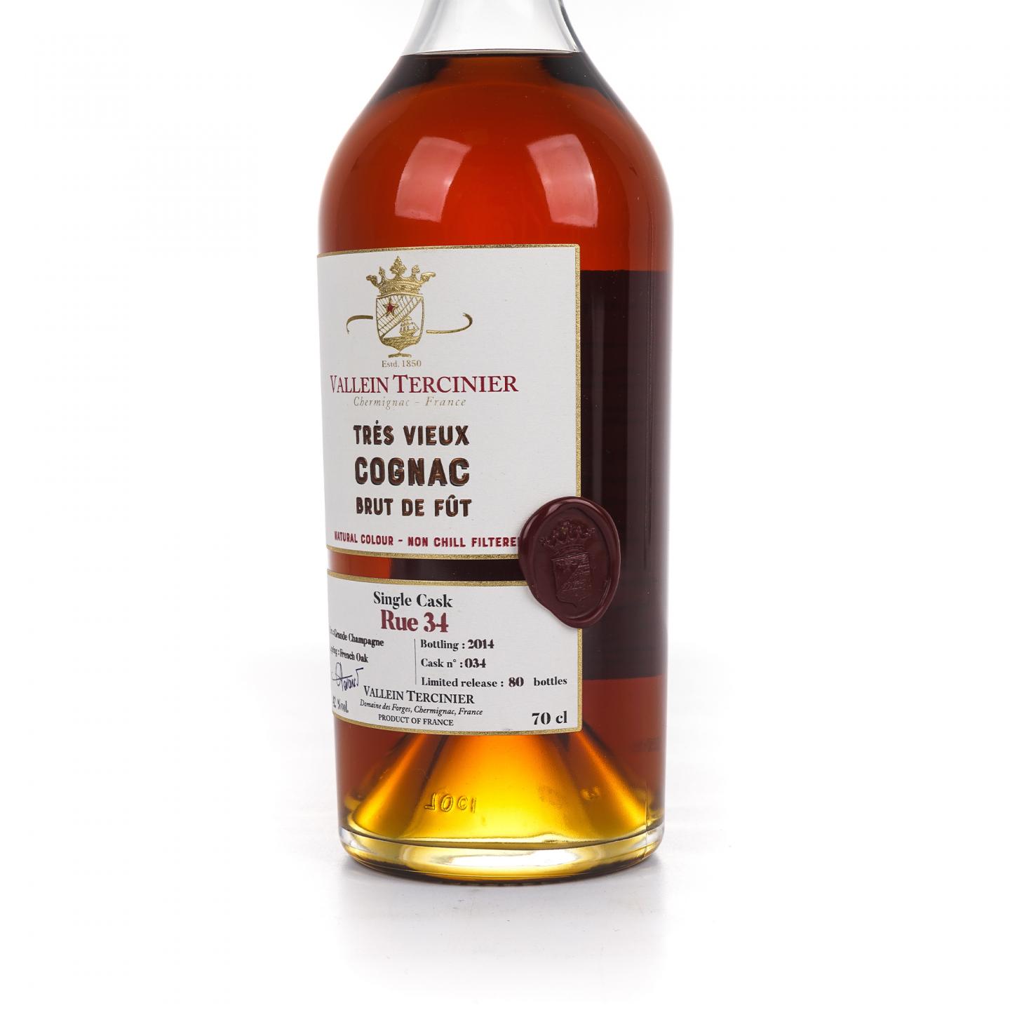 Vallein Tercinier 干邑 2014 Rue 34 单桶#034 大香槟区