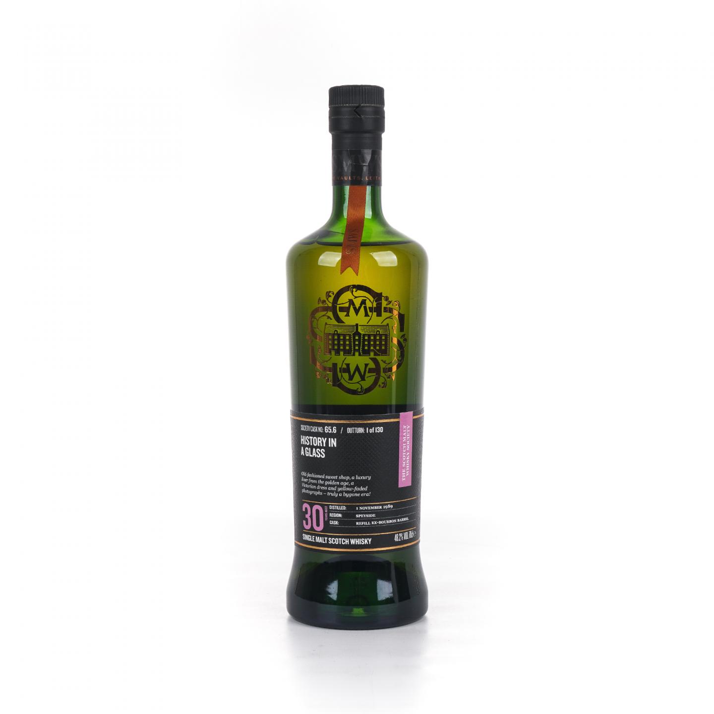 SMWS 65.6 帝国 30年 1989 History in a glas