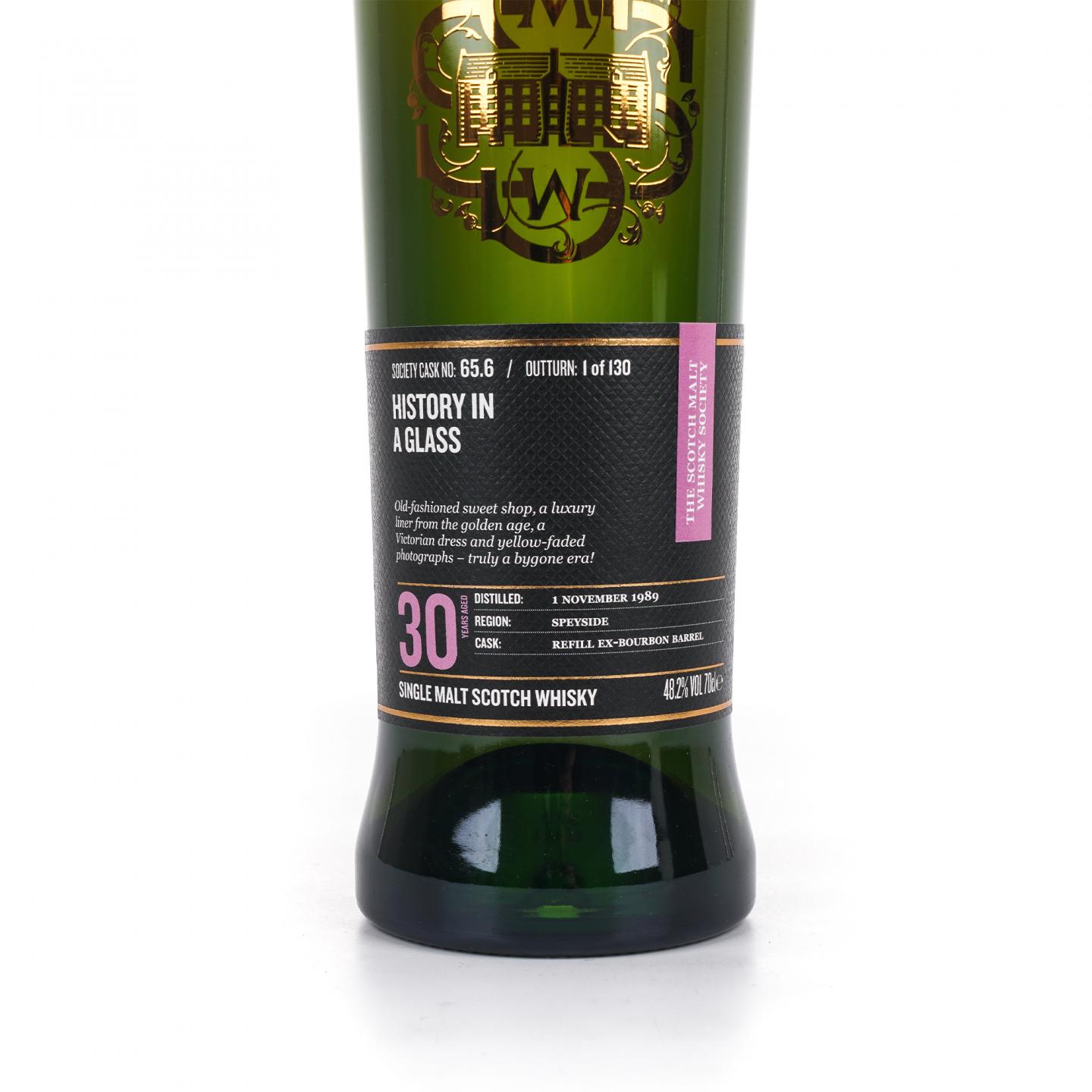 SMWS 65.6 帝国 30年 1989 History in a glas