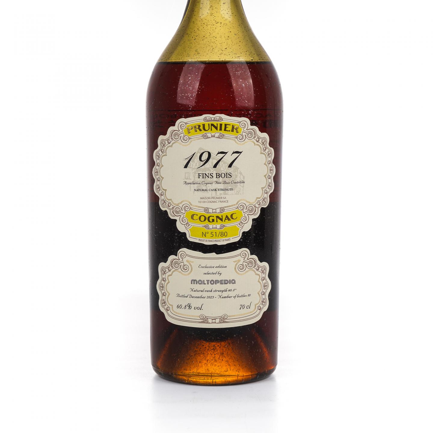 Prunier 普诺尼 1977-2023 FINS BOIS 桶强 干邑