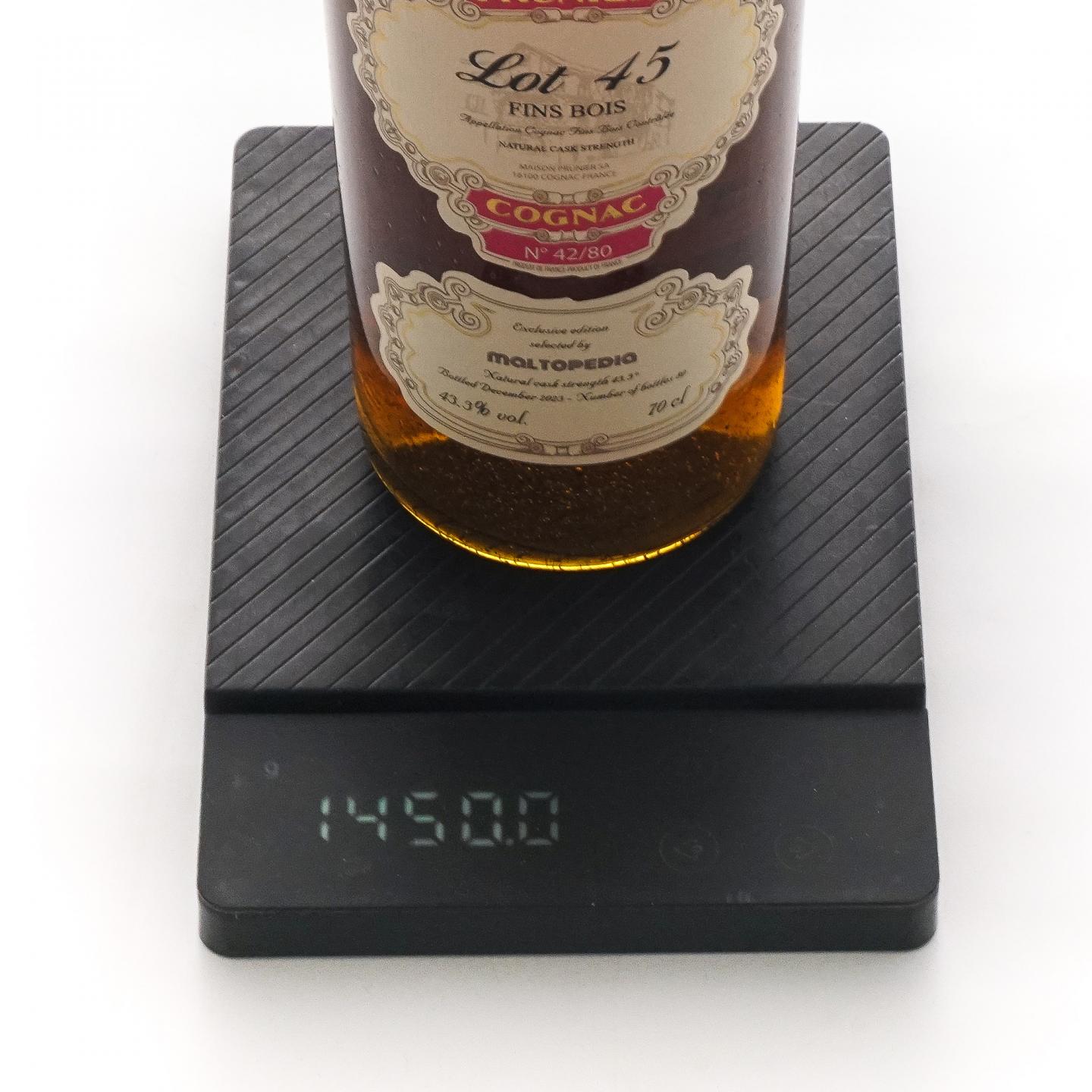 Prunier 普诺尼 2023 LOT 45 FINS BOIS 桶强 干邑