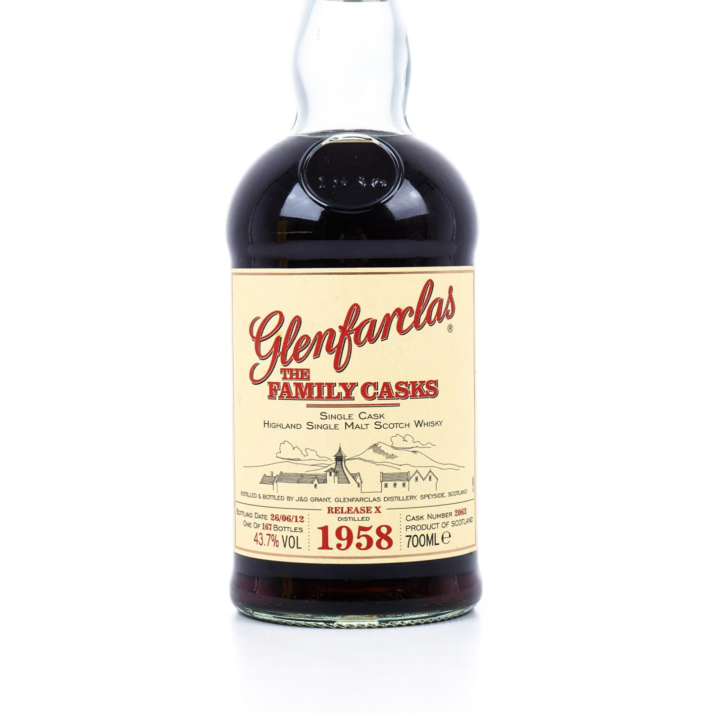 Glenfarclas 格兰花格 1958-2012 家族桶 雪莉单桶#2062
