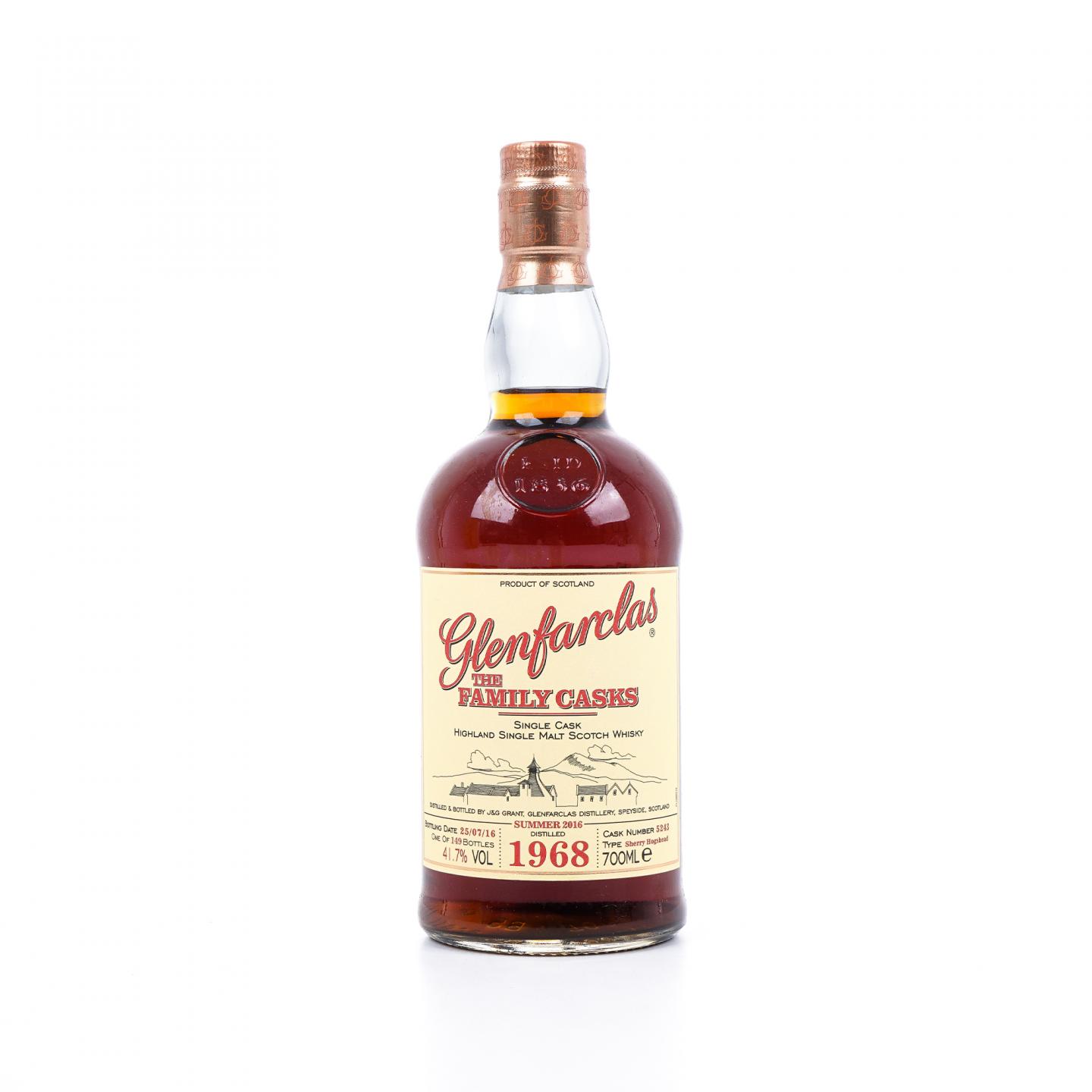 Glenfarclas 格兰花格 1968-2016 雪莉单桶#5243 家族桶