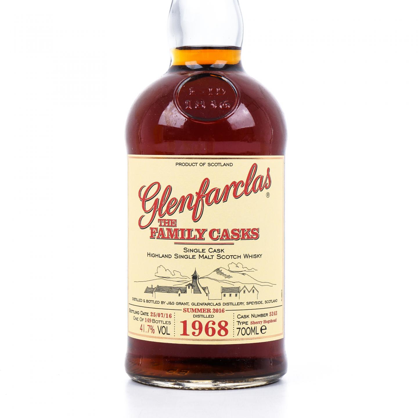 Glenfarclas 格兰花格 1968-2016 雪莉单桶#5243 家族桶