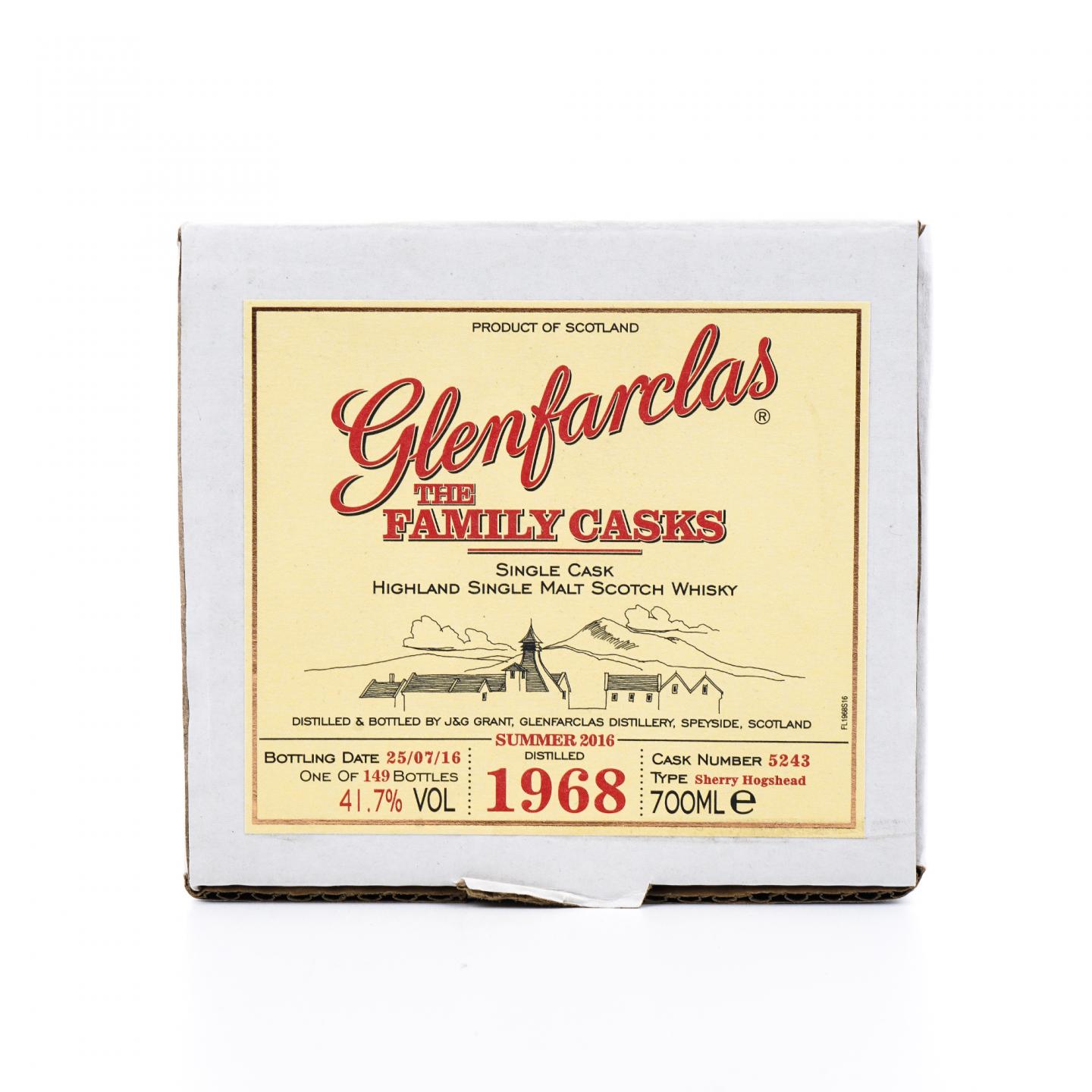 Glenfarclas 格兰花格 1968-2016 雪莉单桶#5243 家族桶