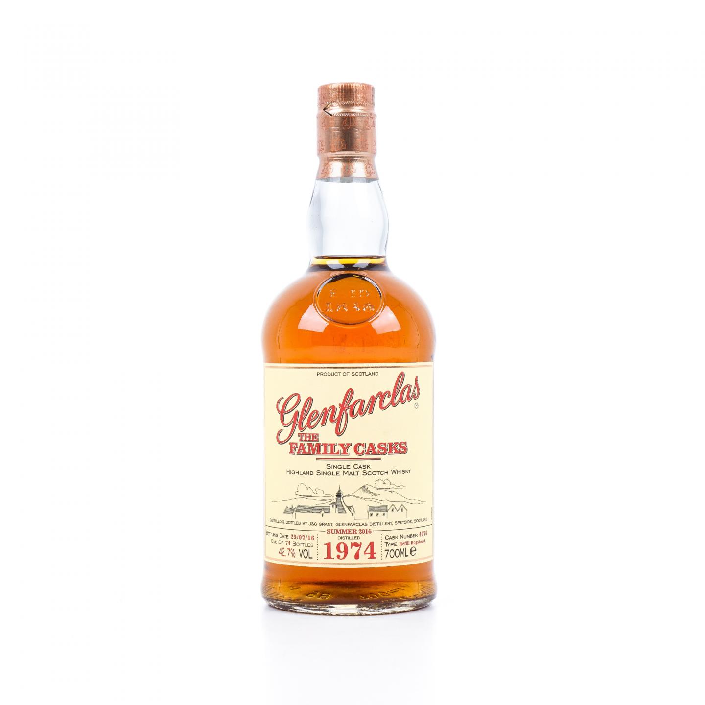 Glenfarclas 格兰花格 1974-2016 家族桶#4076