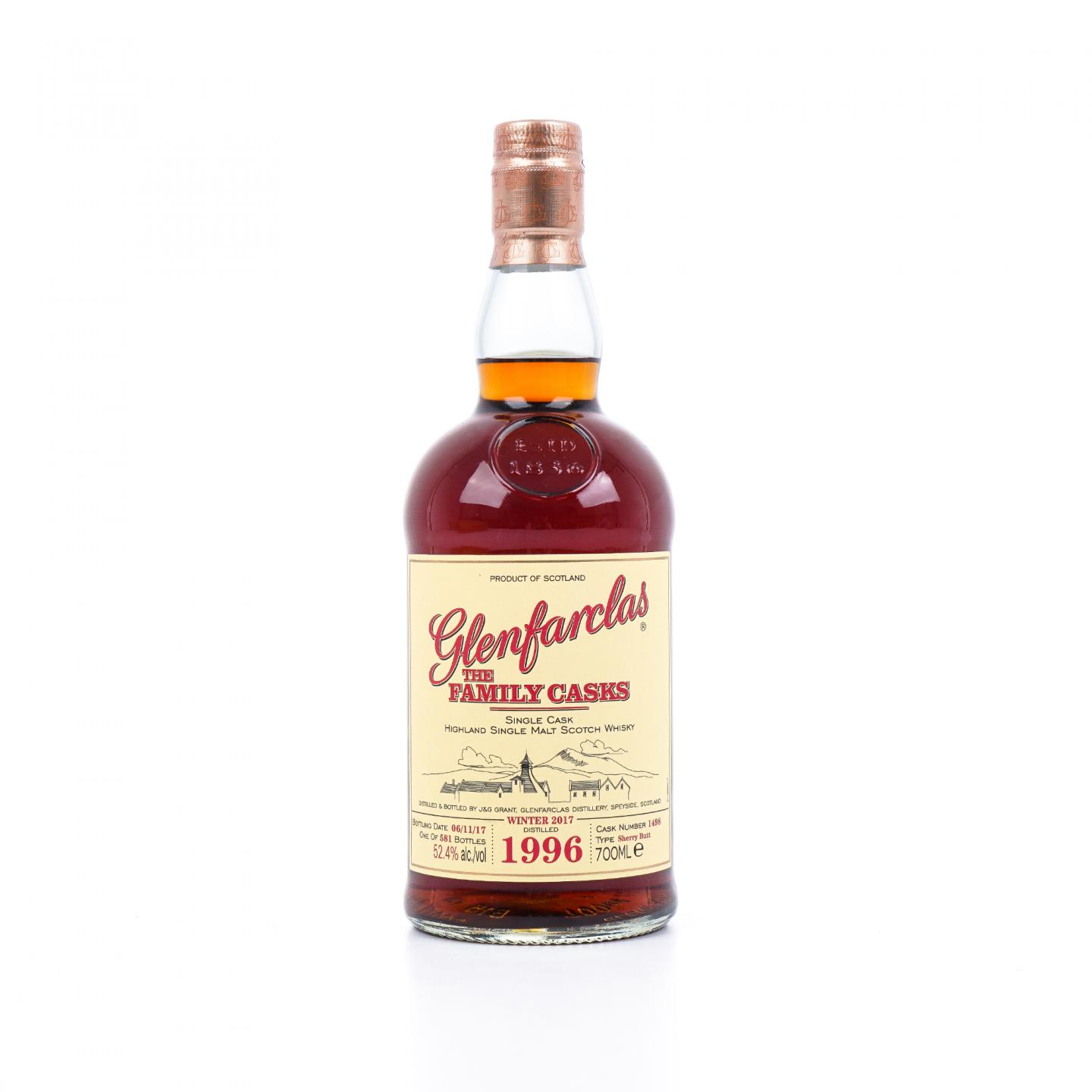 Glenfarclas 格兰花格 1996-2017 家族桶 雪莉桶#1498