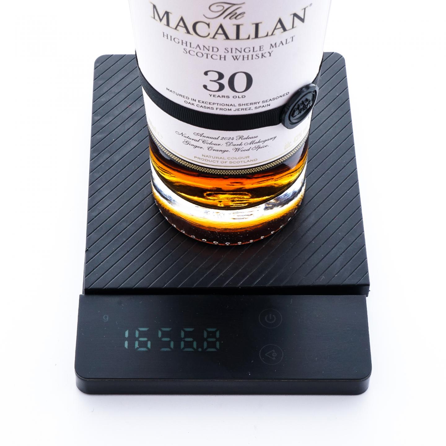 【附X光图】Macallan 麦卡伦 30年 2024 雪莉桶 黑腰带 木礼盒