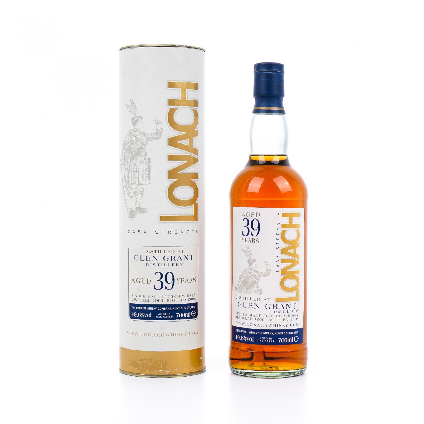 Glen Grant 格兰冠 39年 1969-2008 Lonach 桶强