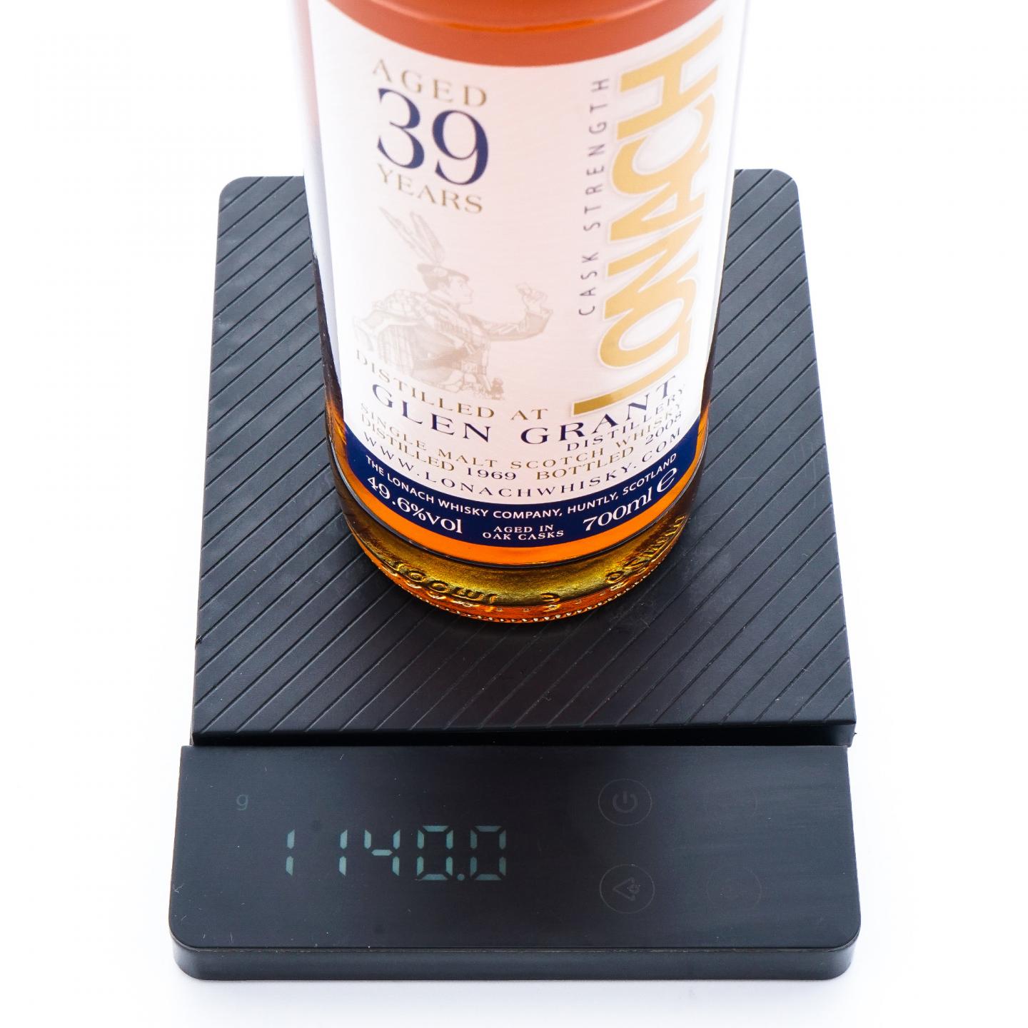 Glen Grant 格兰冠 39年 1969-2008 Lonach 桶强