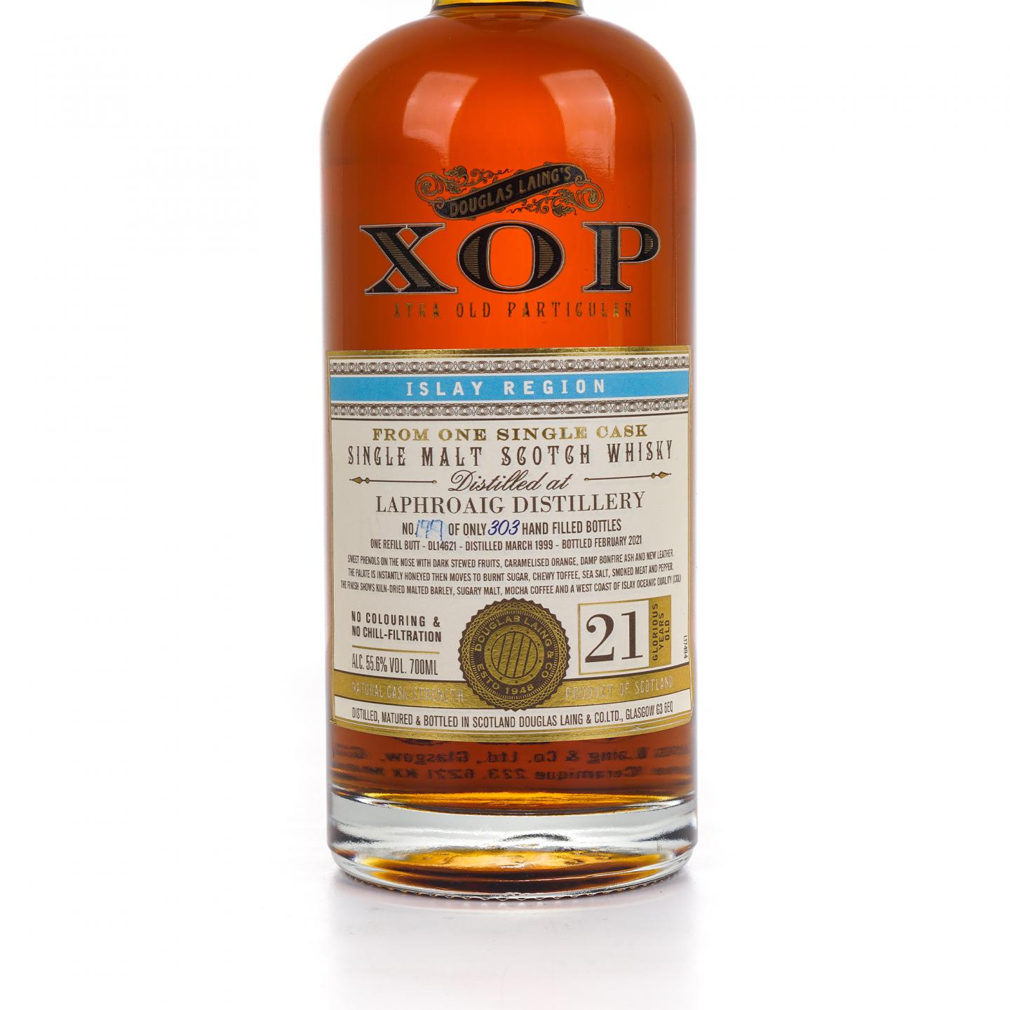 Laphroaig 拉弗格 21年 1999-2021 单桶桶强 XOP DL