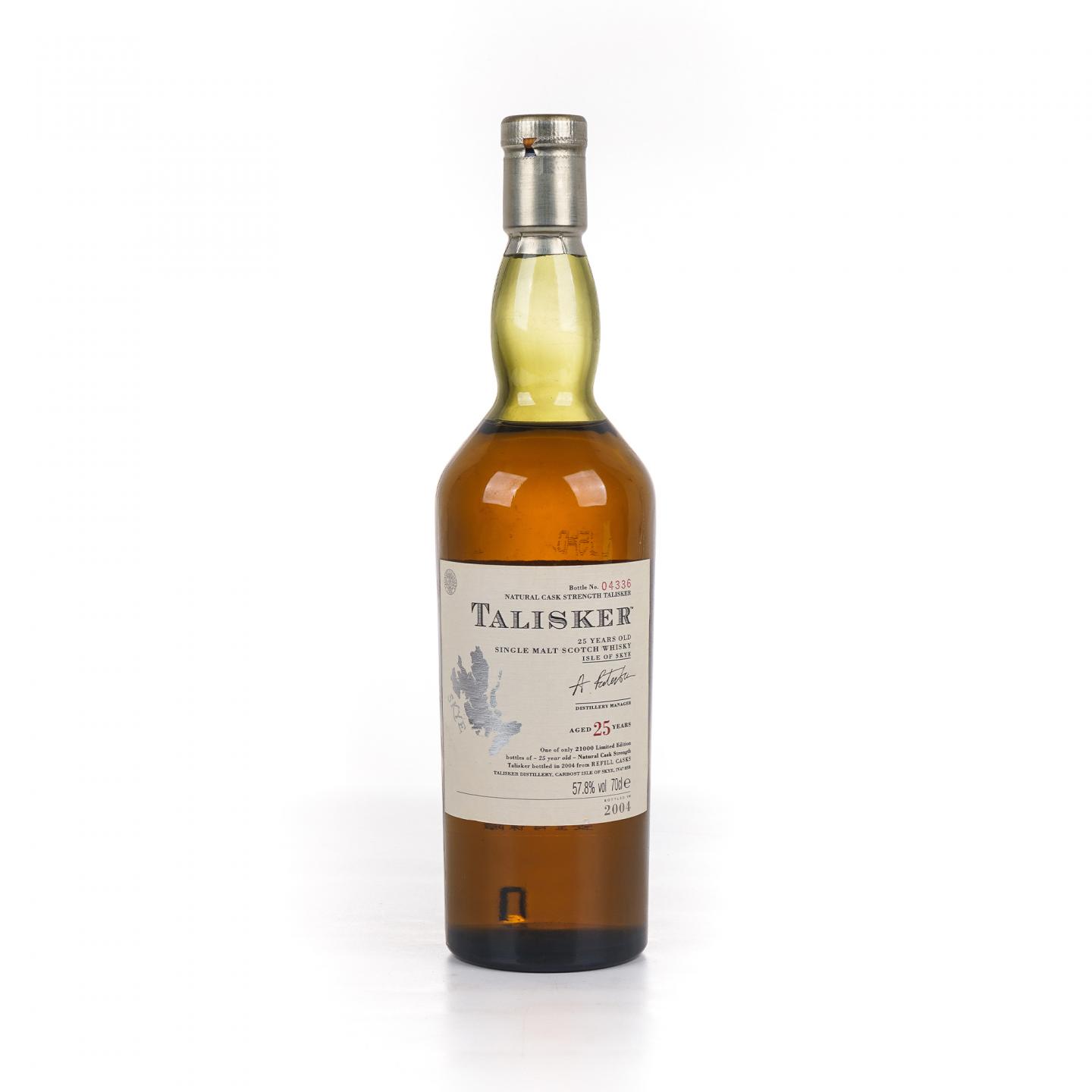 Talisker 泰斯卡 25年 2004 SR系列 桶强