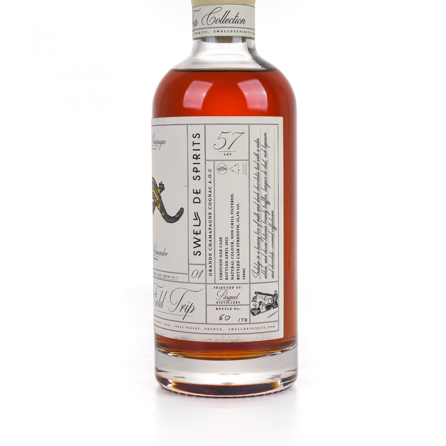 Pasquet 家族 2022 LOT 57 大香槟区 桶强 干邑 Swell de Spirits 500ml