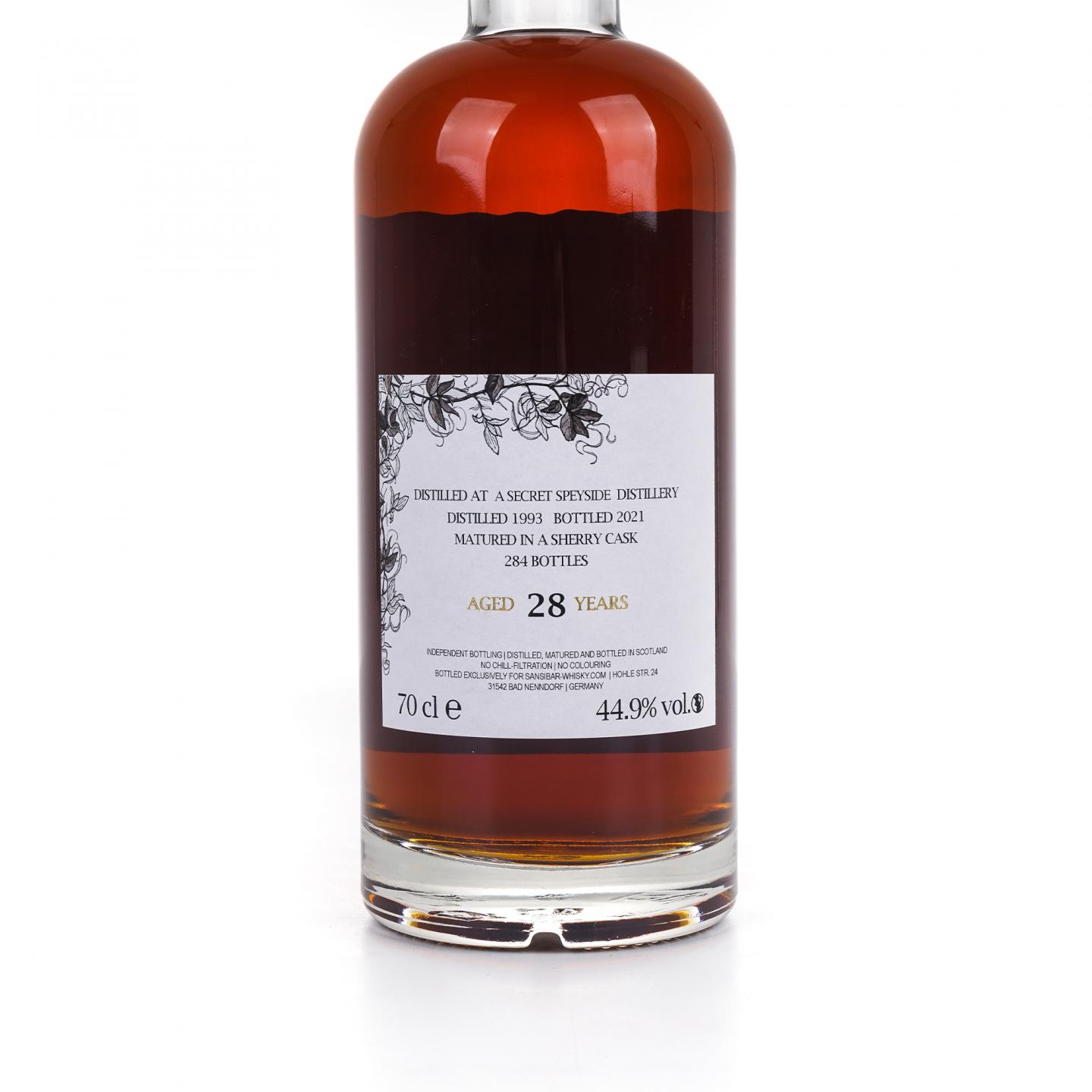 秘密斯佩塞 28年 1993-2021 雪莉桶 sansibar