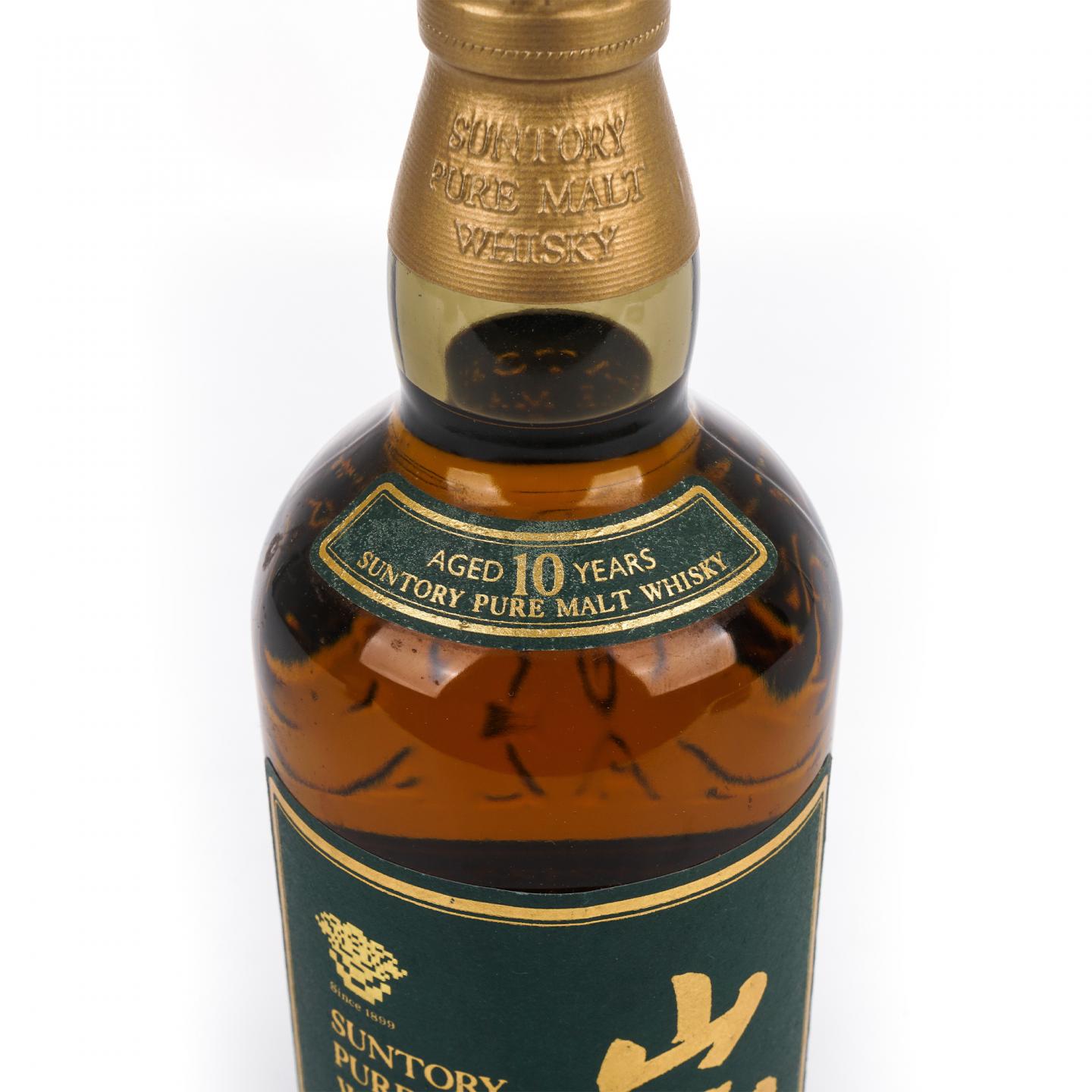 山崎 10年 金花标 Pure Malt 绿标
