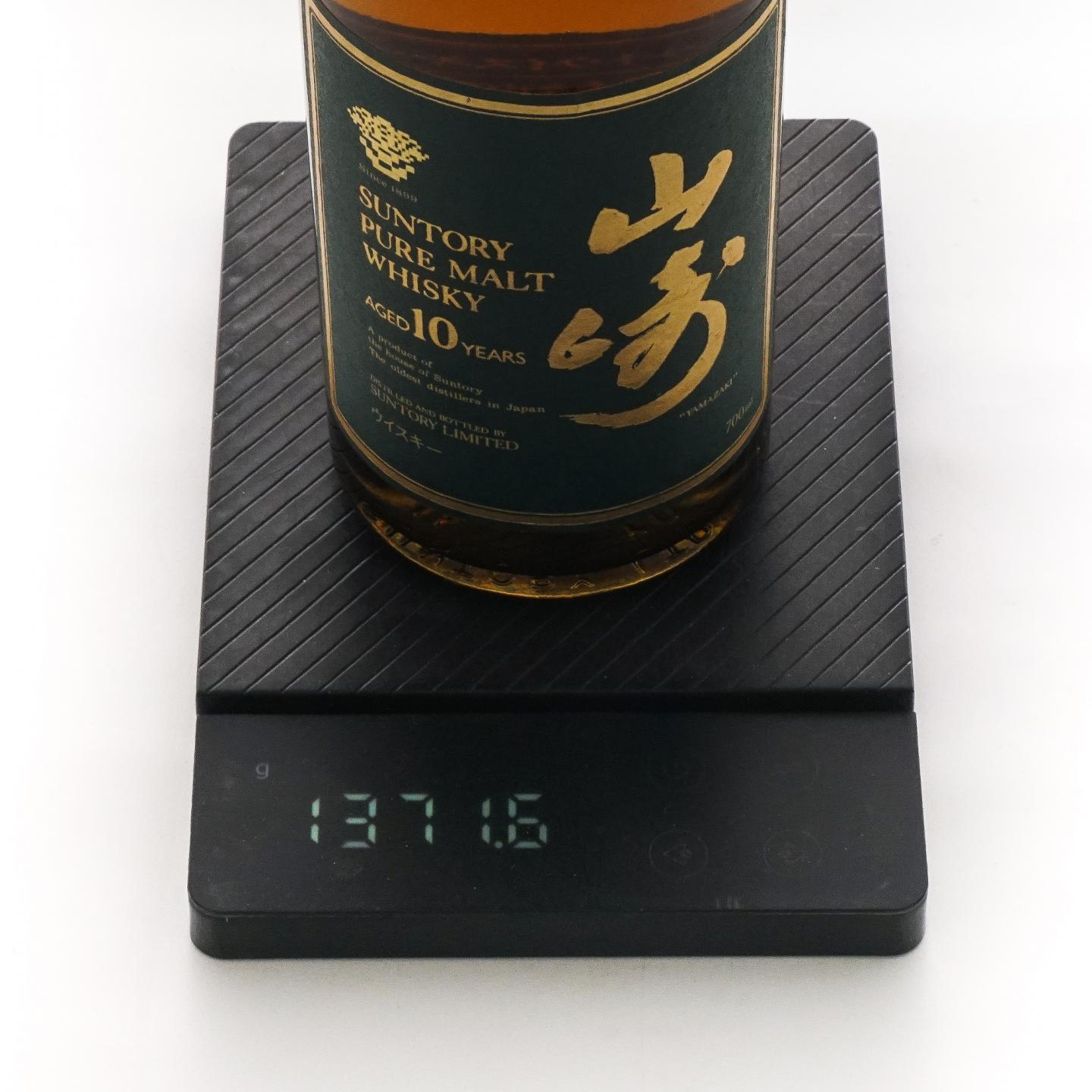 山崎 10年 金花标 Pure Malt 绿标