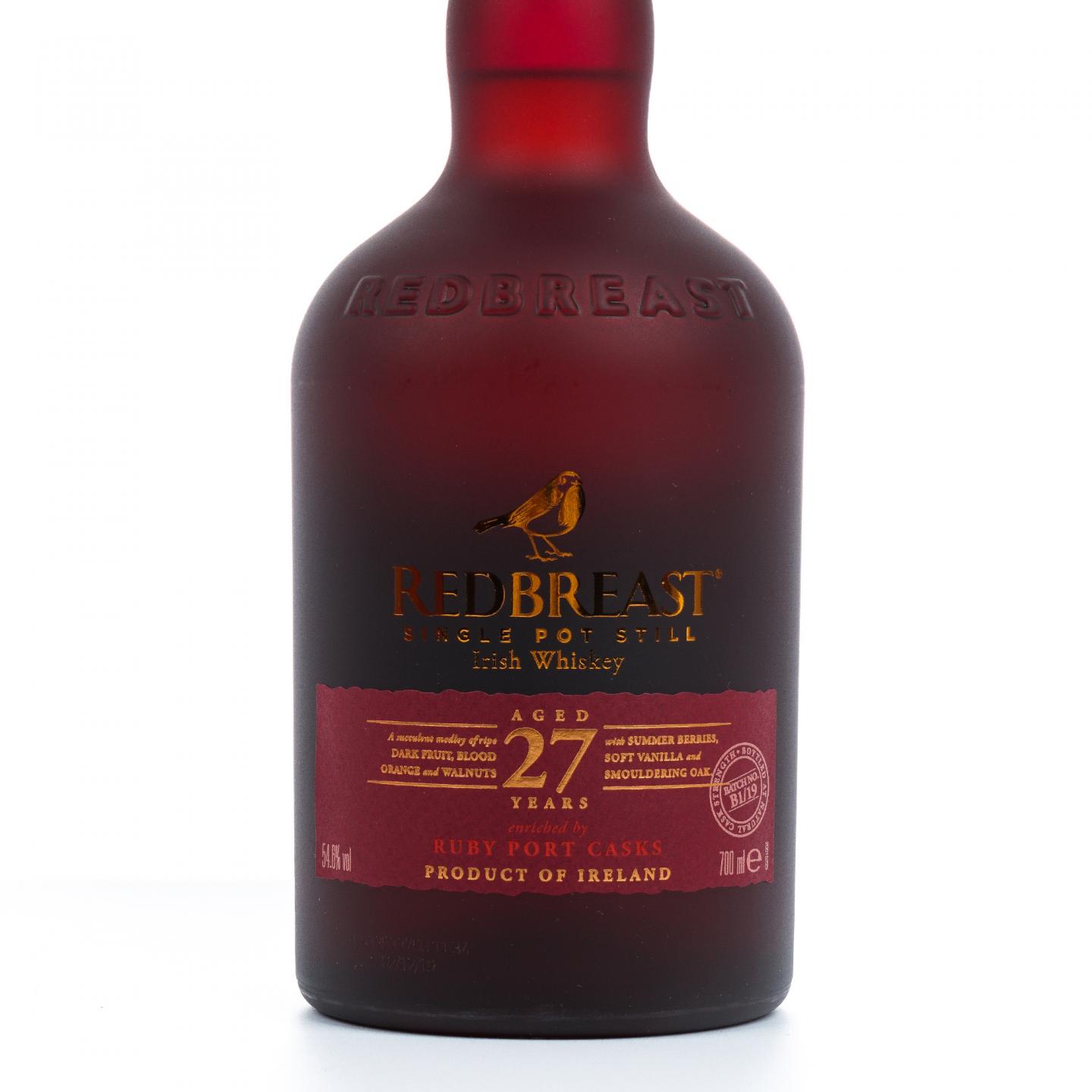 Redbreast 知更鸟 27年 首版 2019 54.6%