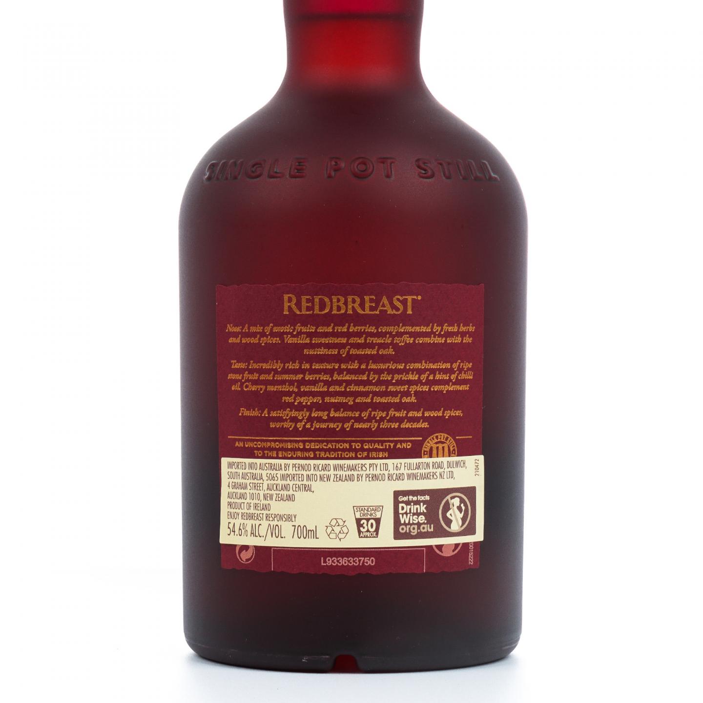 Redbreast 知更鸟 27年 首版 2019 54.6%