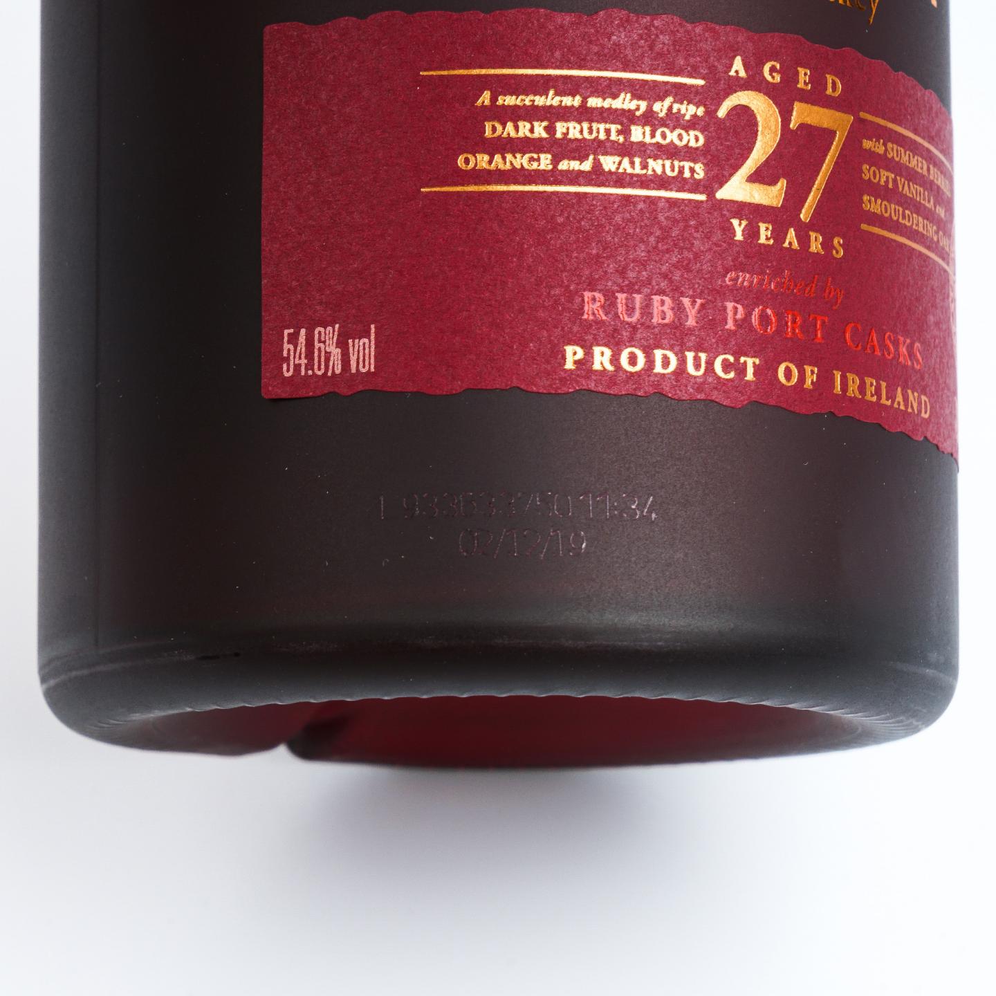 Redbreast 知更鸟 27年 首版 2019 54.6%