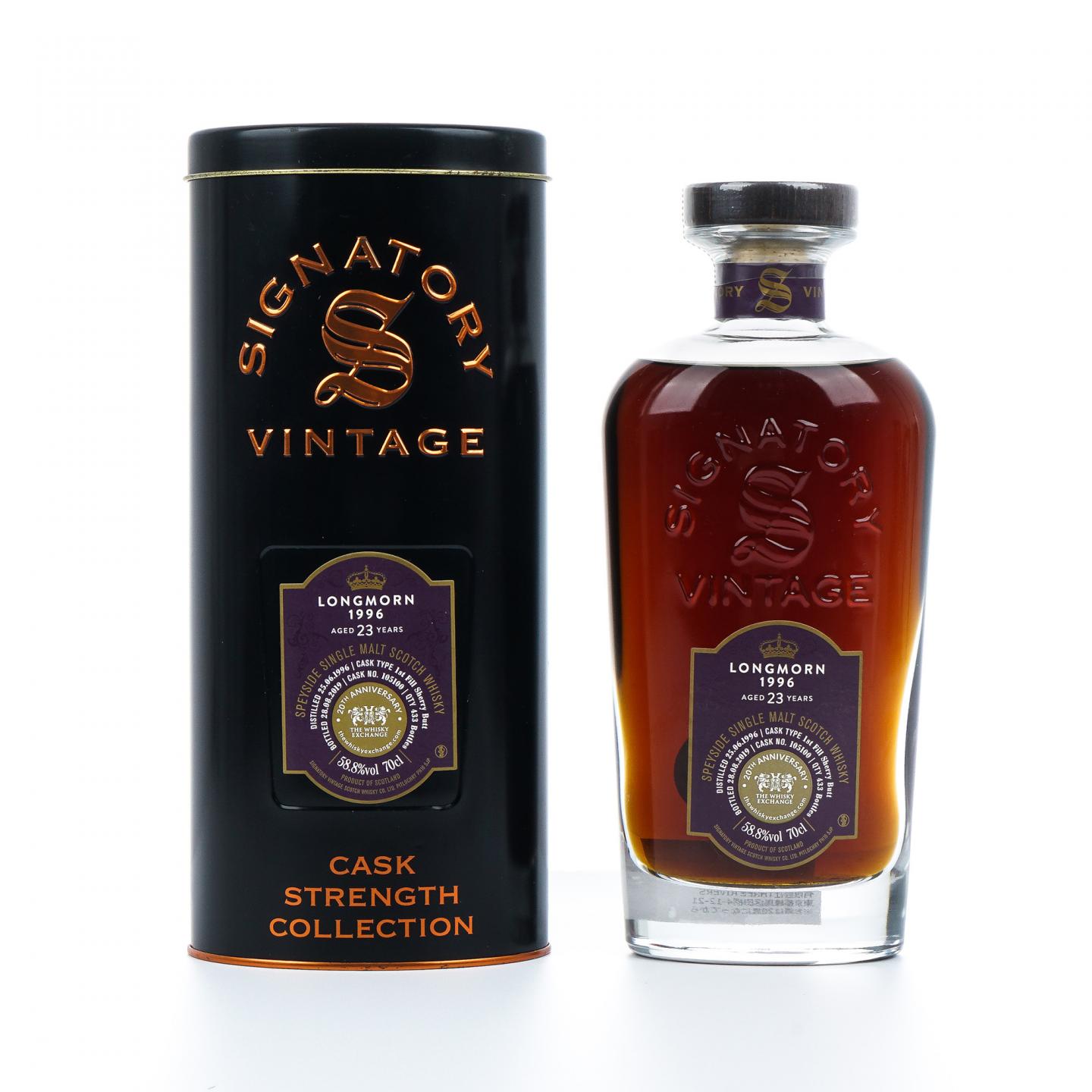 Longmorn 朗摩 23年 1996-2019 SV TWE20周年纪念