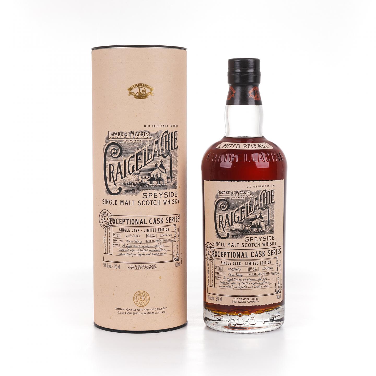 Craigellachie 克莱拉奇 15年 2007-2022 ECS 雪莉单桶#895