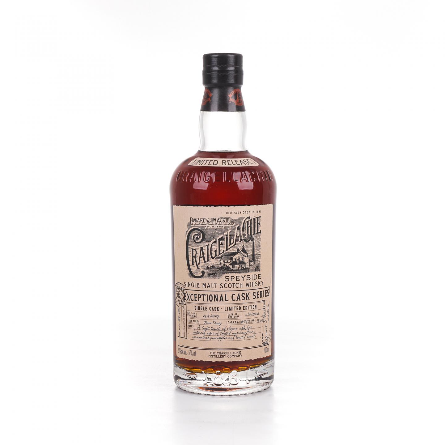 Craigellachie 克莱拉奇 15年 2007-2022 ECS 雪莉单桶#895