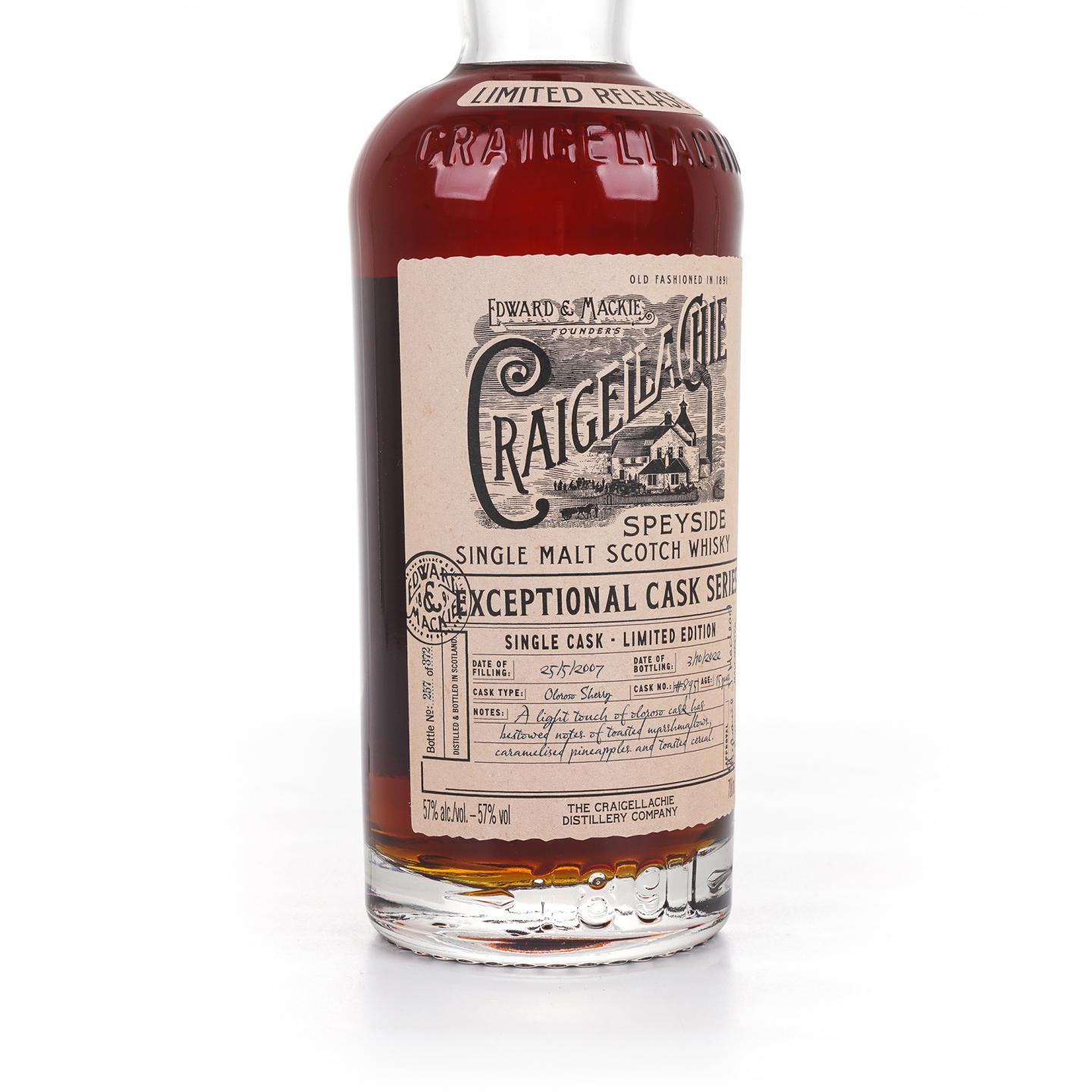 Craigellachie 克莱拉奇 15年 2007-2022 ECS 雪莉单桶#895