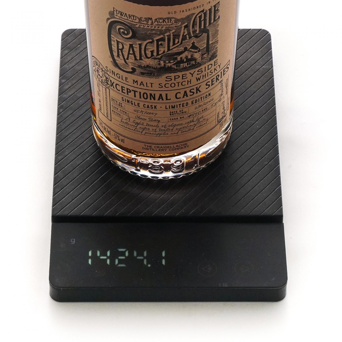 Craigellachie 克莱拉奇 15年 2007-2022 ECS 雪莉单桶#895