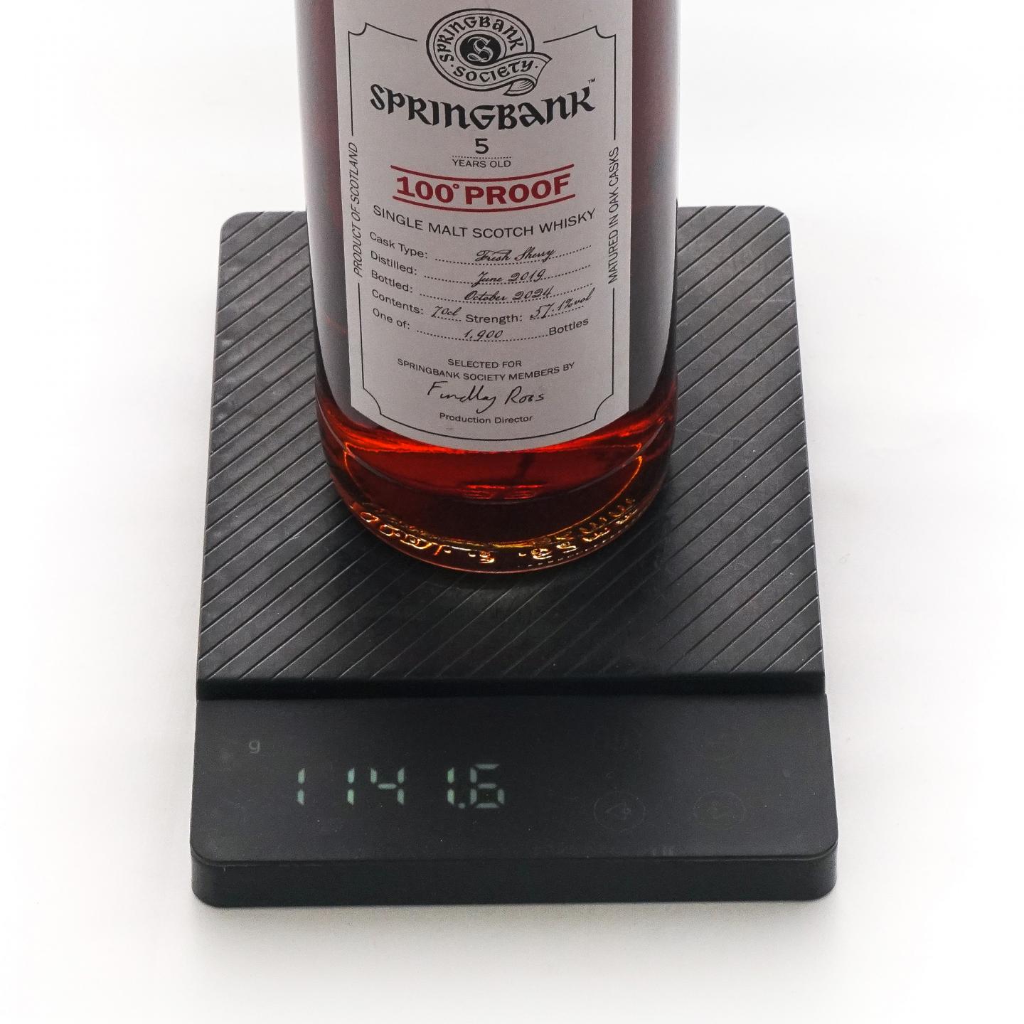 Springbank 云顶 5年 2019-2024 雪莉桶 云顶协会