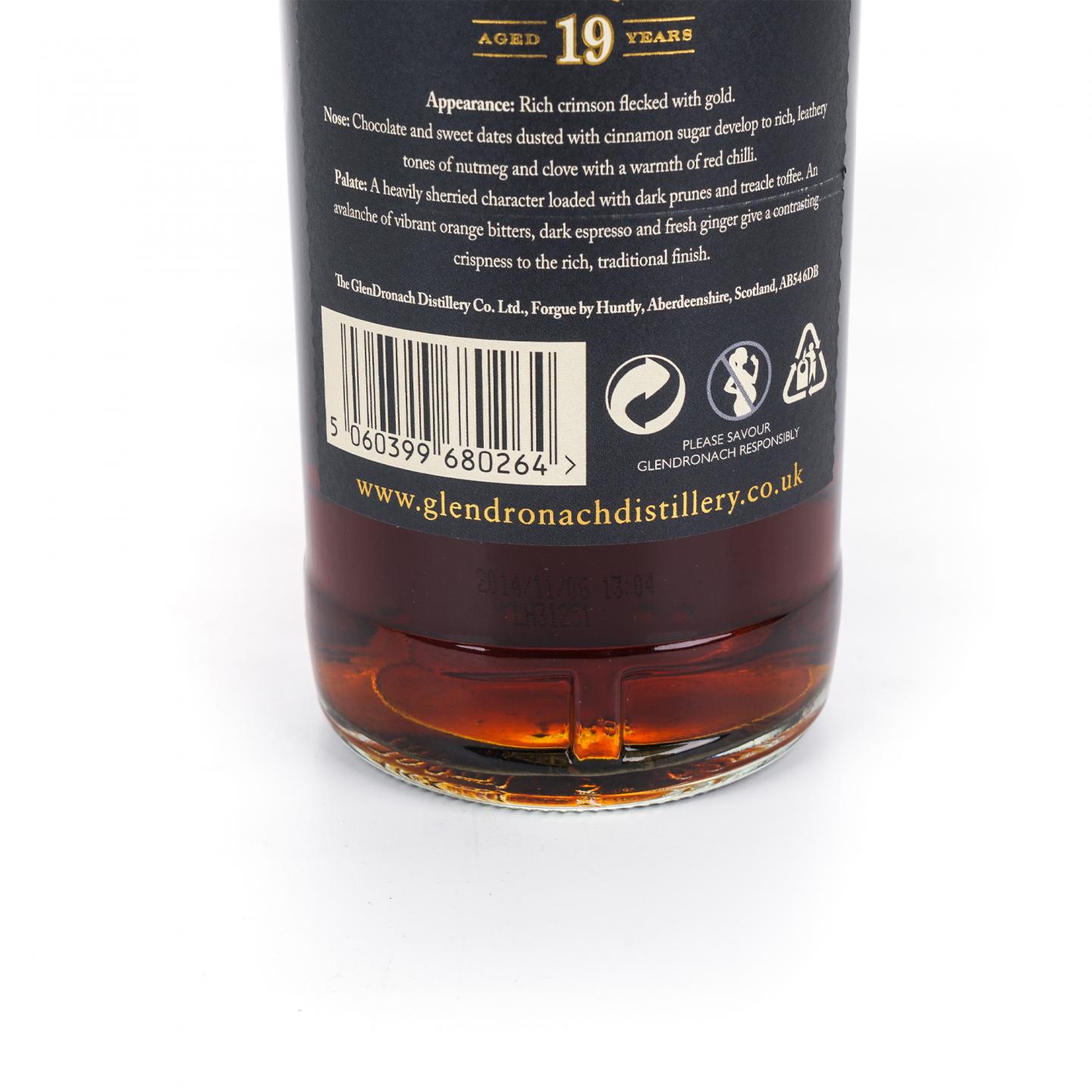 Glendronach 格兰多纳 19年 1995 PX雪莉桶