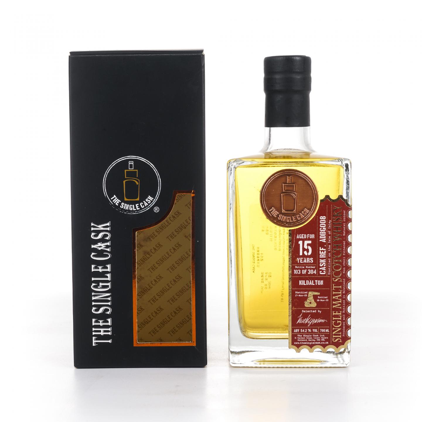 Kildalton 15年 阿贝单桶 2005-2020 单桶