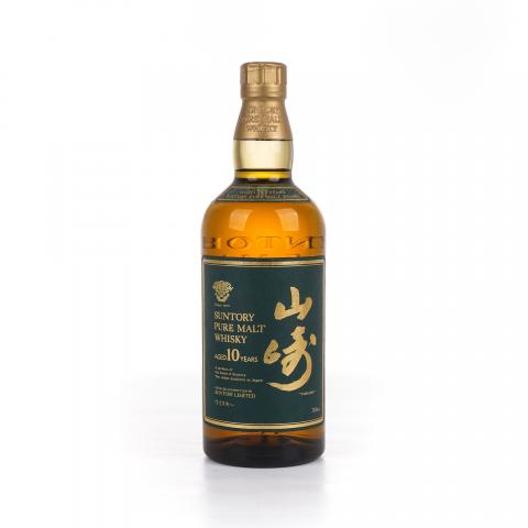 山崎 10年 金花标 Pure Malt 绿标