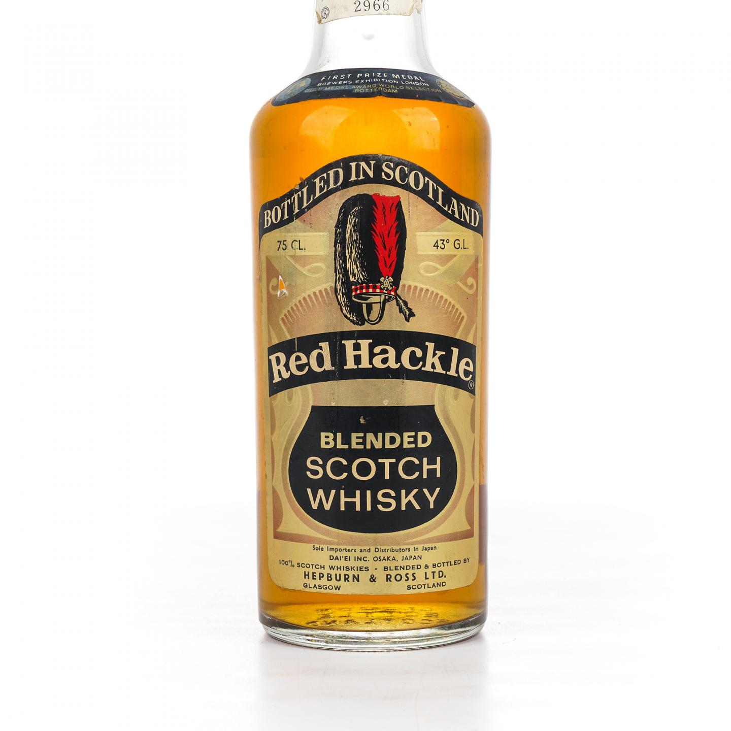 Red Hackle 苏格兰调和威士忌 日本市场