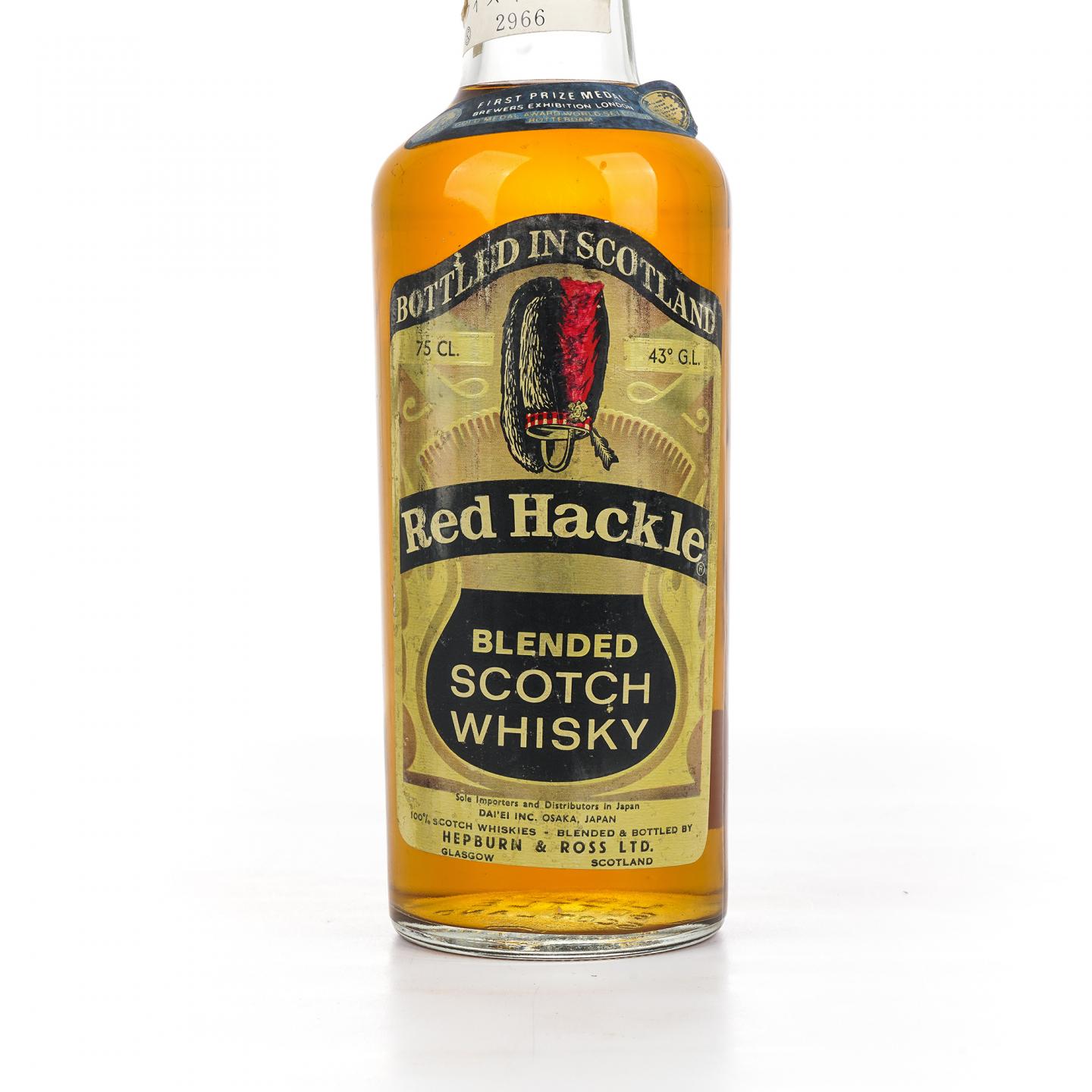 Red Hackle 苏格兰调和威士忌 日本市场 750ml