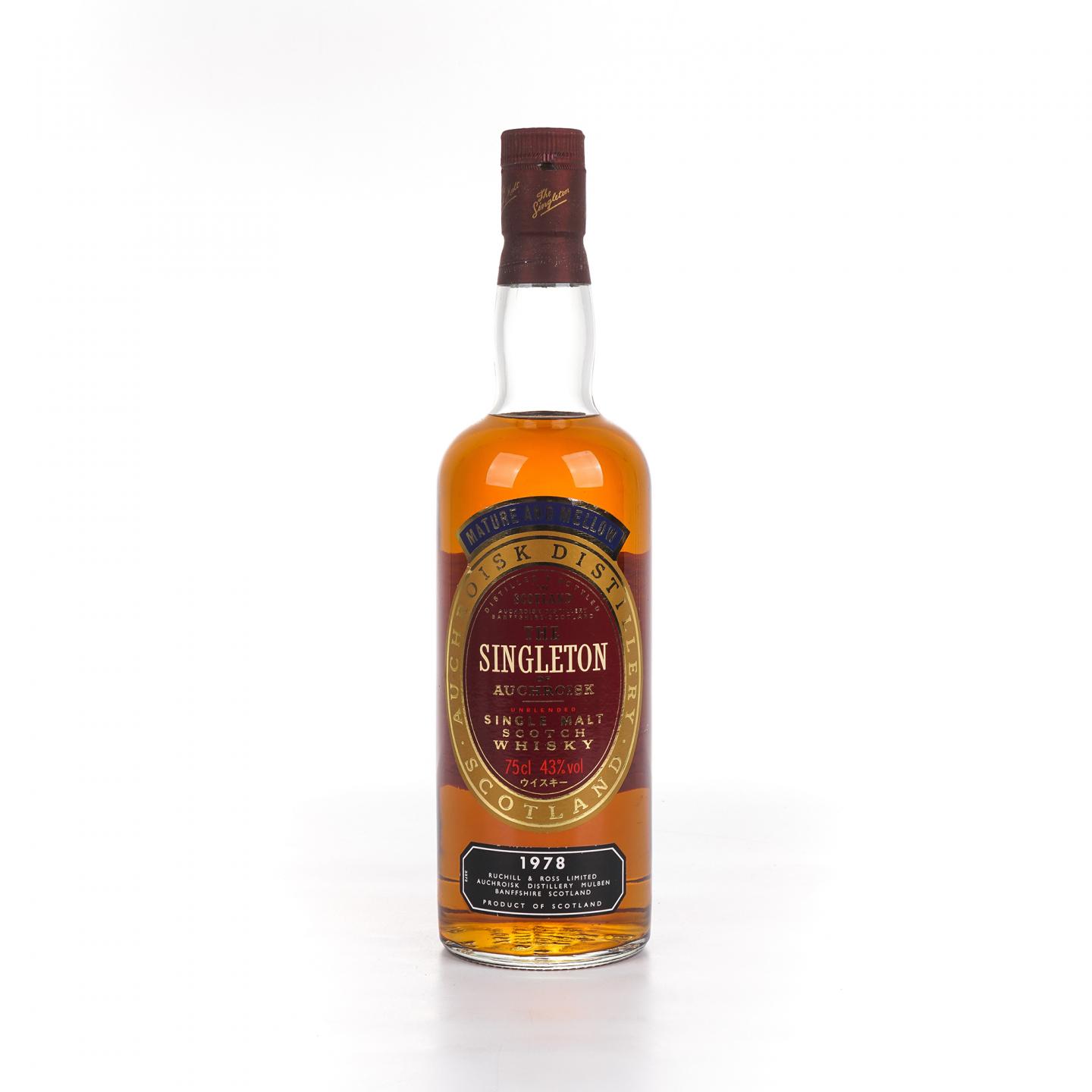 Auchroisk 奥克罗斯克 1978-1990 Singleton 750ml